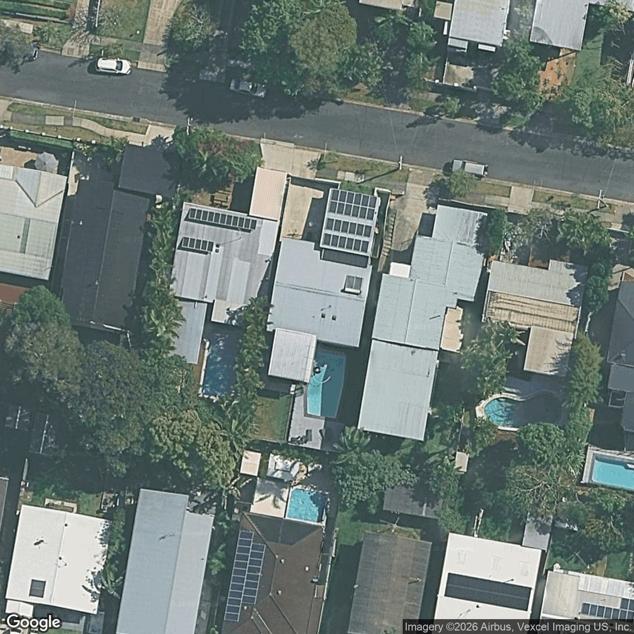 Aerial view of 14 Page Parade, Burleigh Heads QLD 4220
