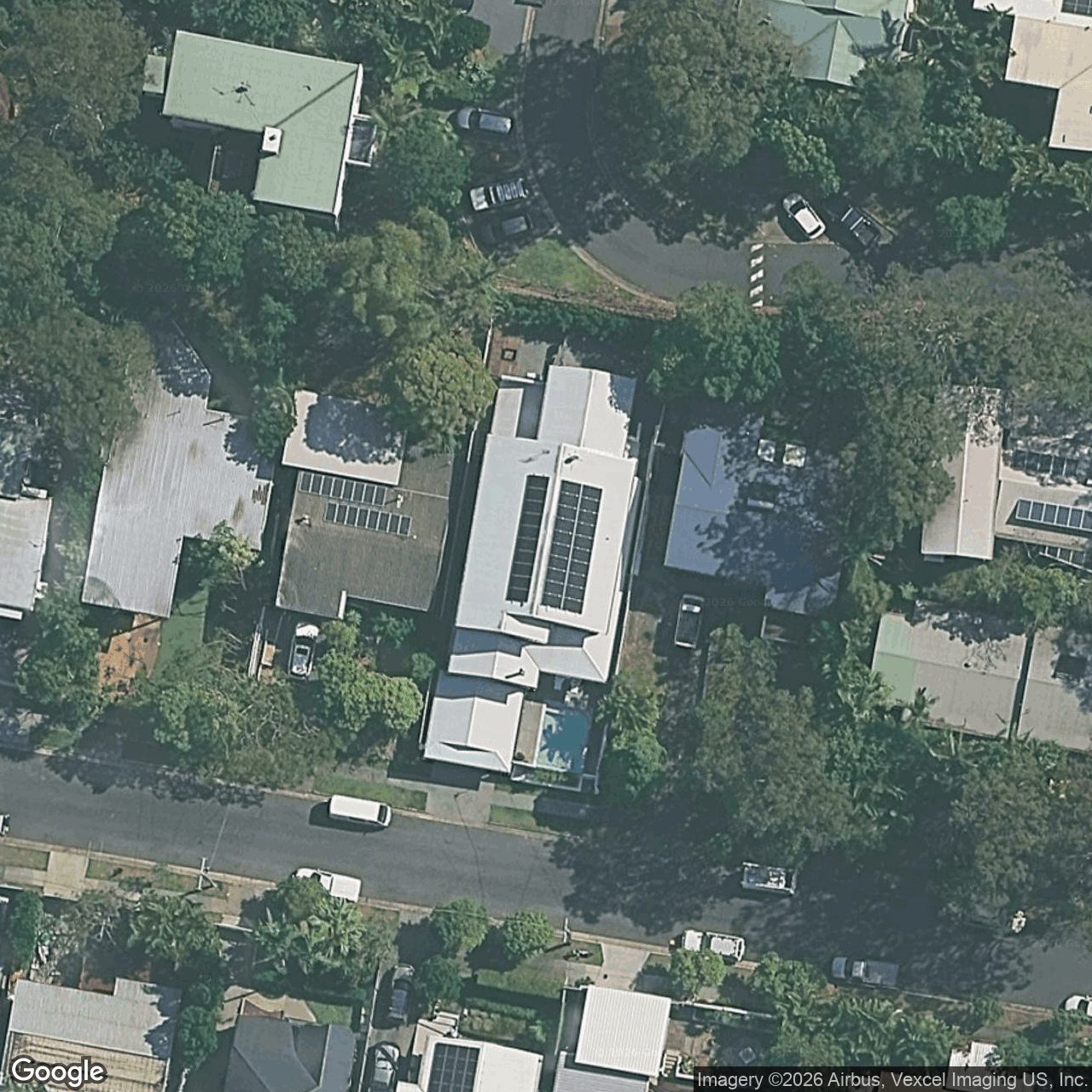 Aerial view of 5 Page Parade, Burleigh Heads QLD 4220