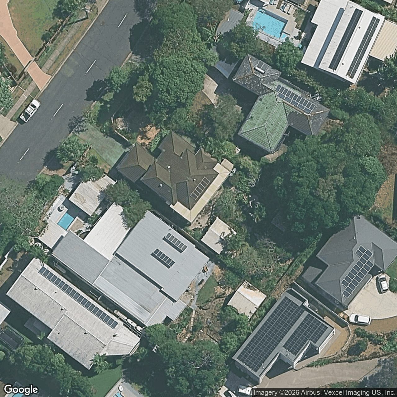Aerial view of 62 Skyline Terrace, Burleigh Heads QLD 4220