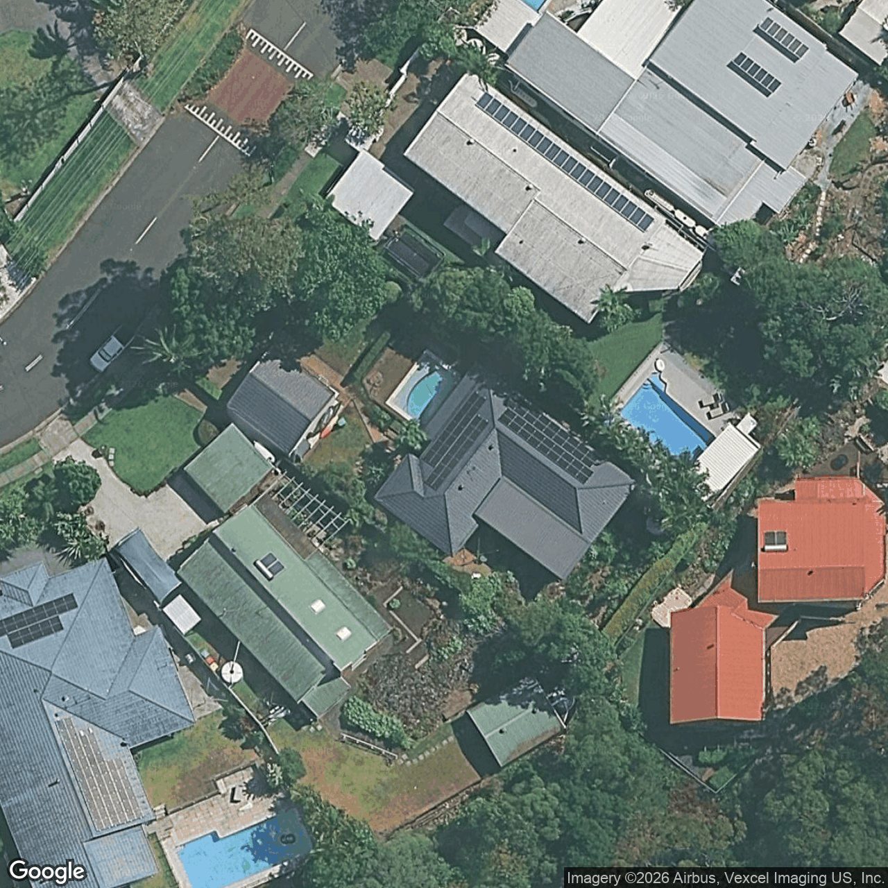Aerial view of 68 Skyline Terrace, Burleigh Heads QLD 4220