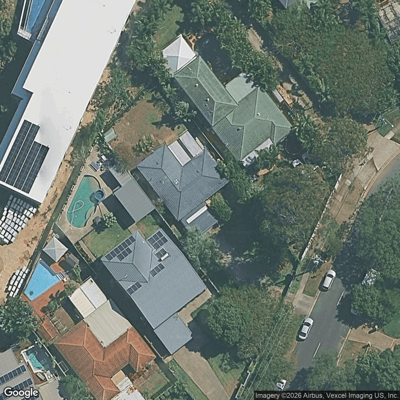Aerial view of 59 Skyline Terrace, Burleigh Heads QLD 4220