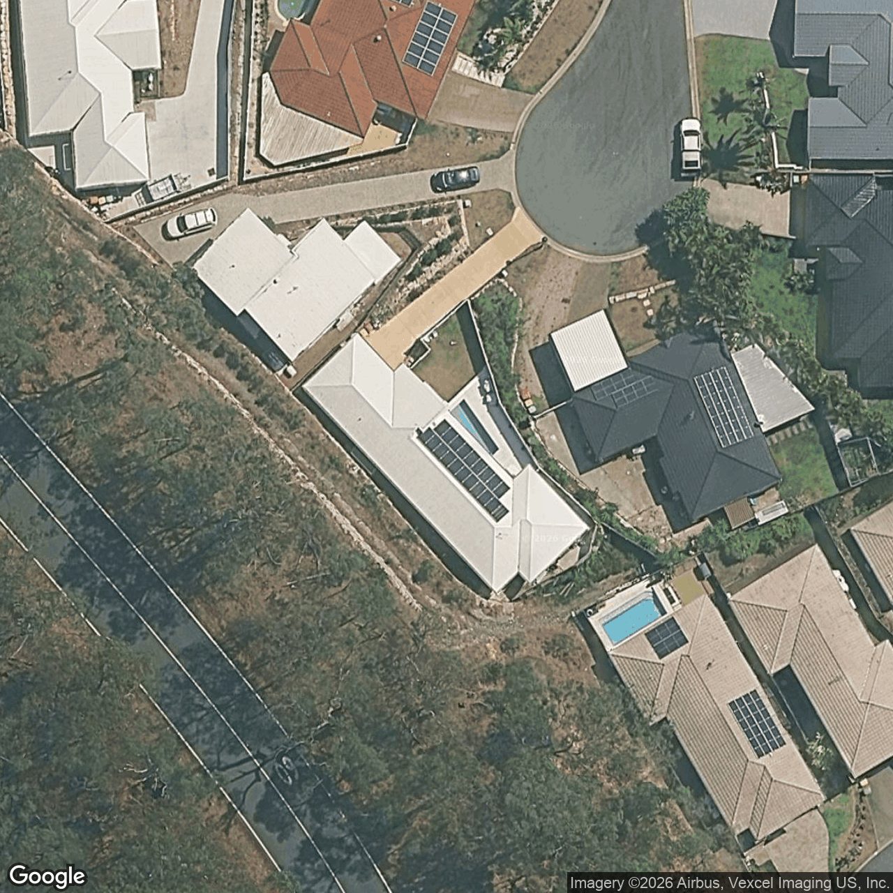 Aerial view of 7A Marlee Court, Burleigh Heads QLD 4220