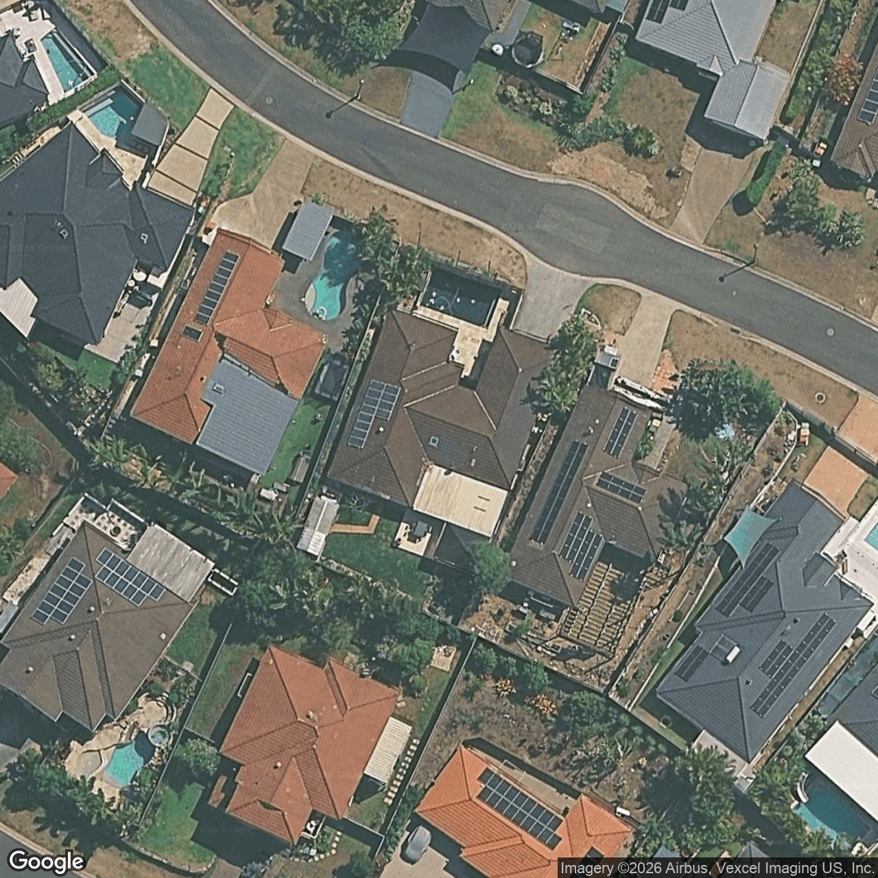 Aerial view of 8 Quoll Close, Burleigh Heads QLD 4220