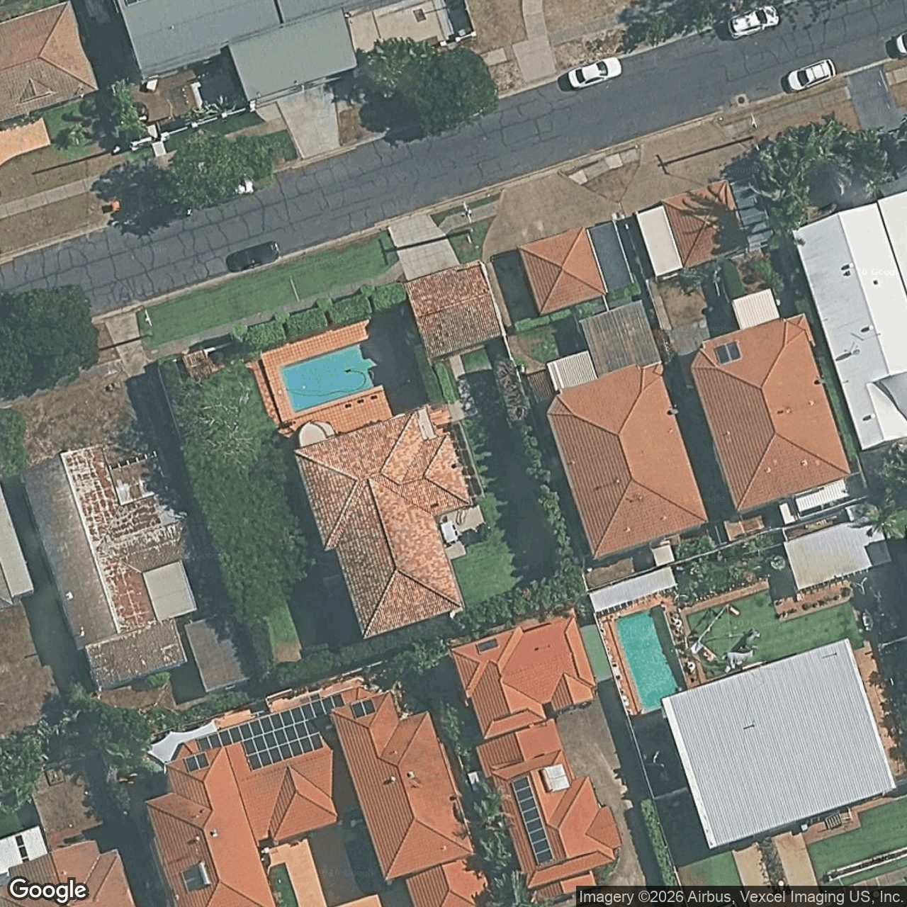 Aerial view of 12 Anzac Parade, Burleigh Heads QLD 4220