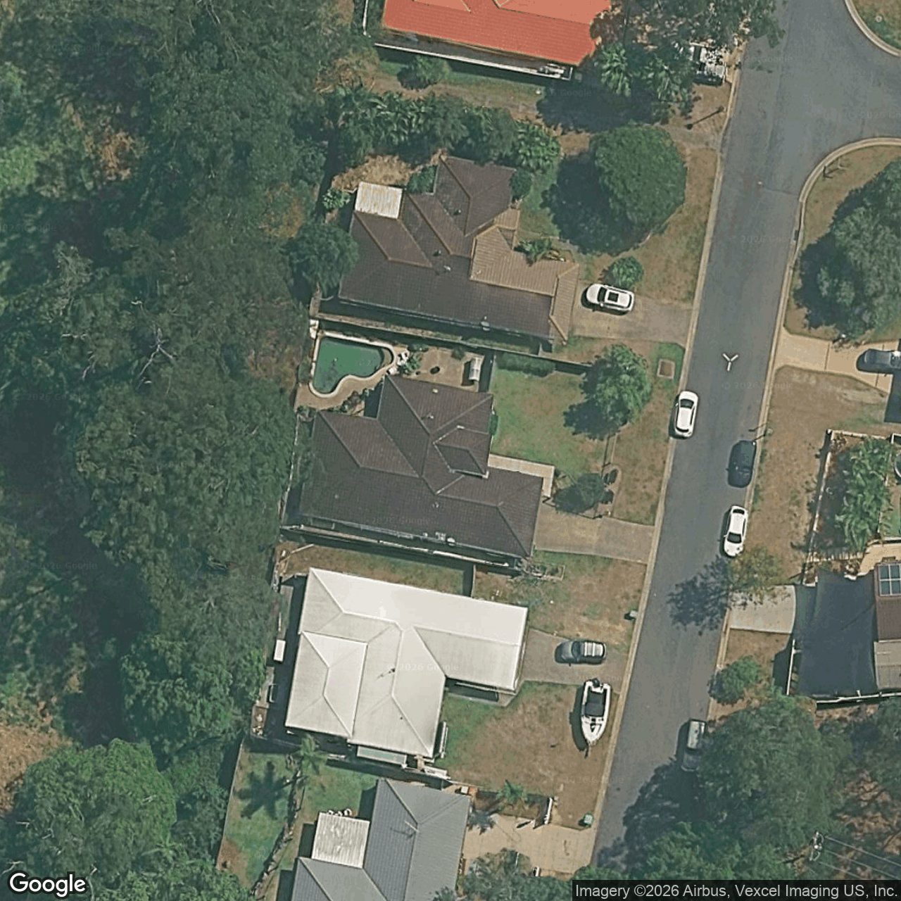 Aerial view of 6 Cowell Drive, Burleigh Heads QLD 4220