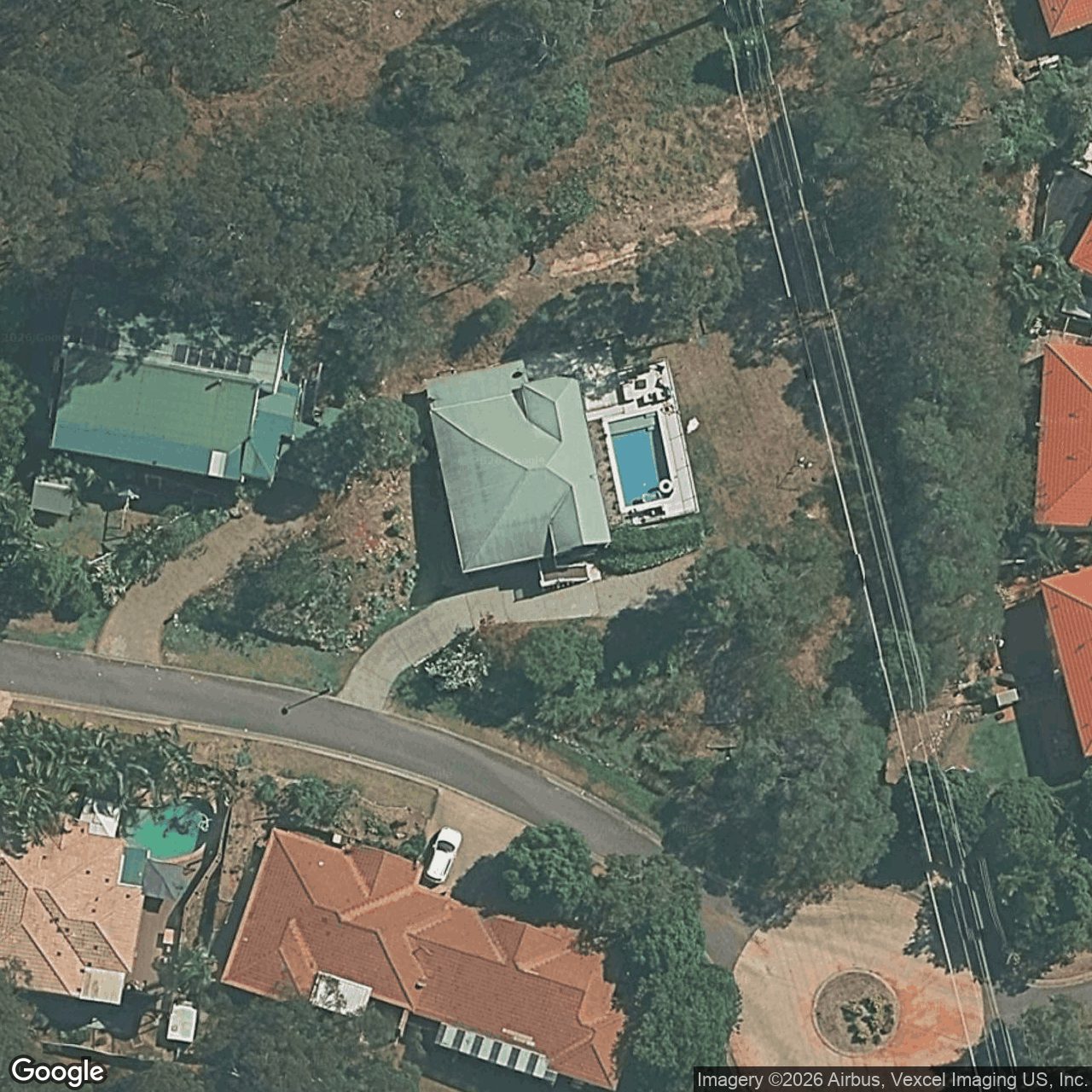 Aerial view of 13 Burleigh Glen Court, Burleigh Heads QLD 4220