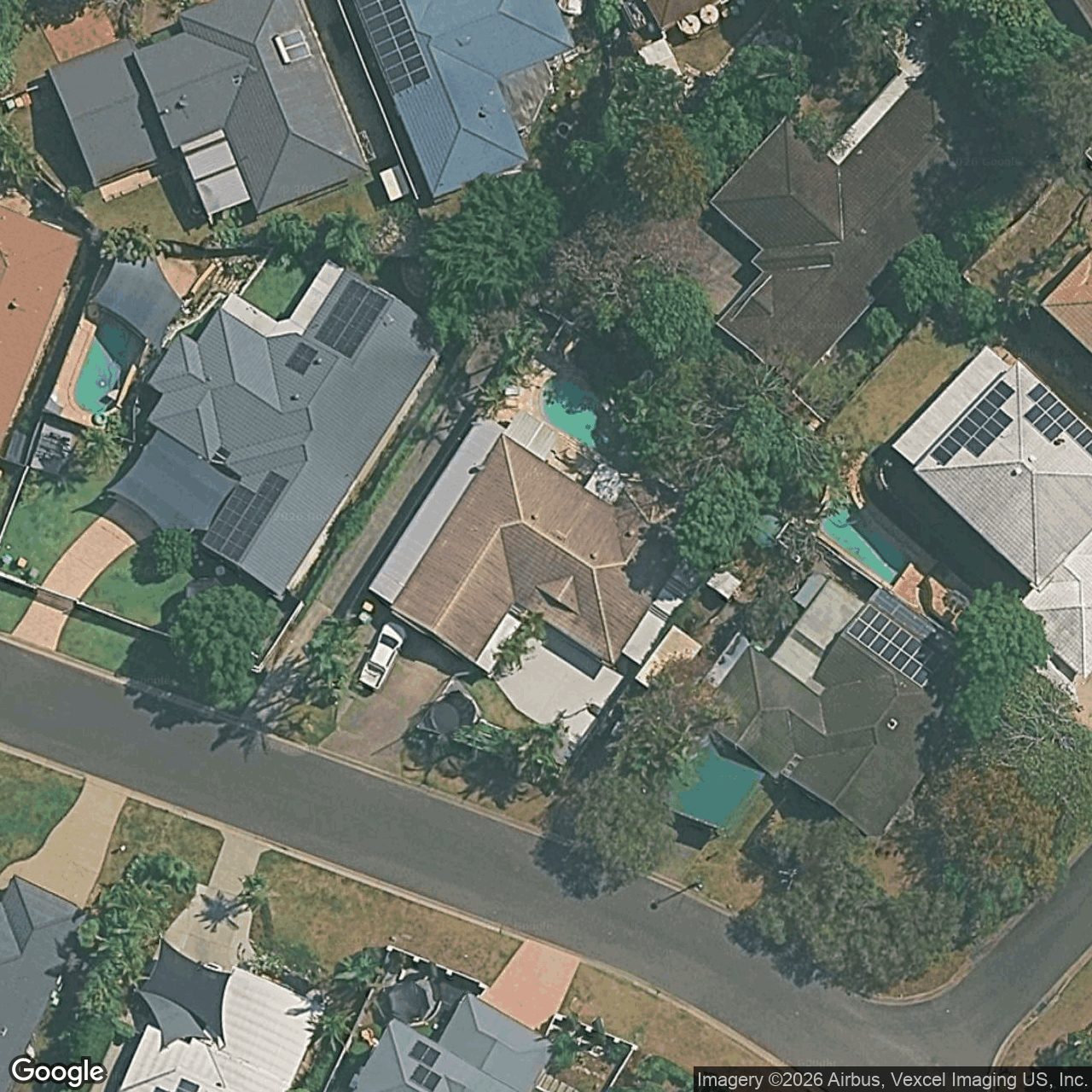 Aerial view of 12 Glauca Street, Burleigh Heads QLD 4220