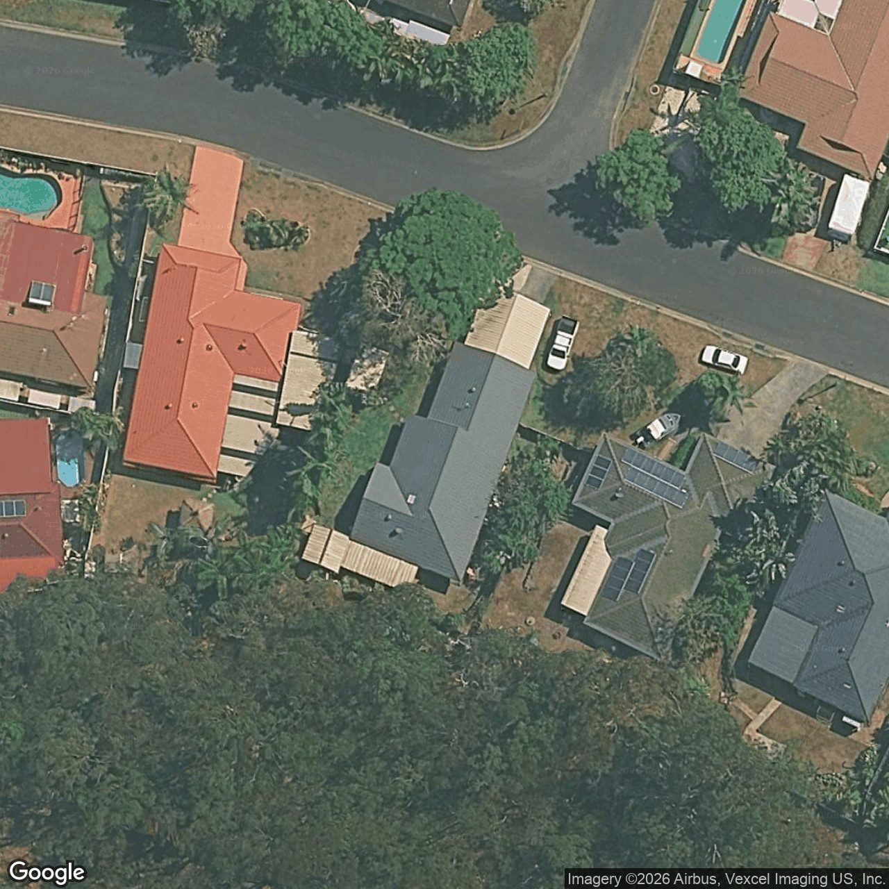 Aerial view of 5 Glauca Street, Burleigh Heads QLD 4220
