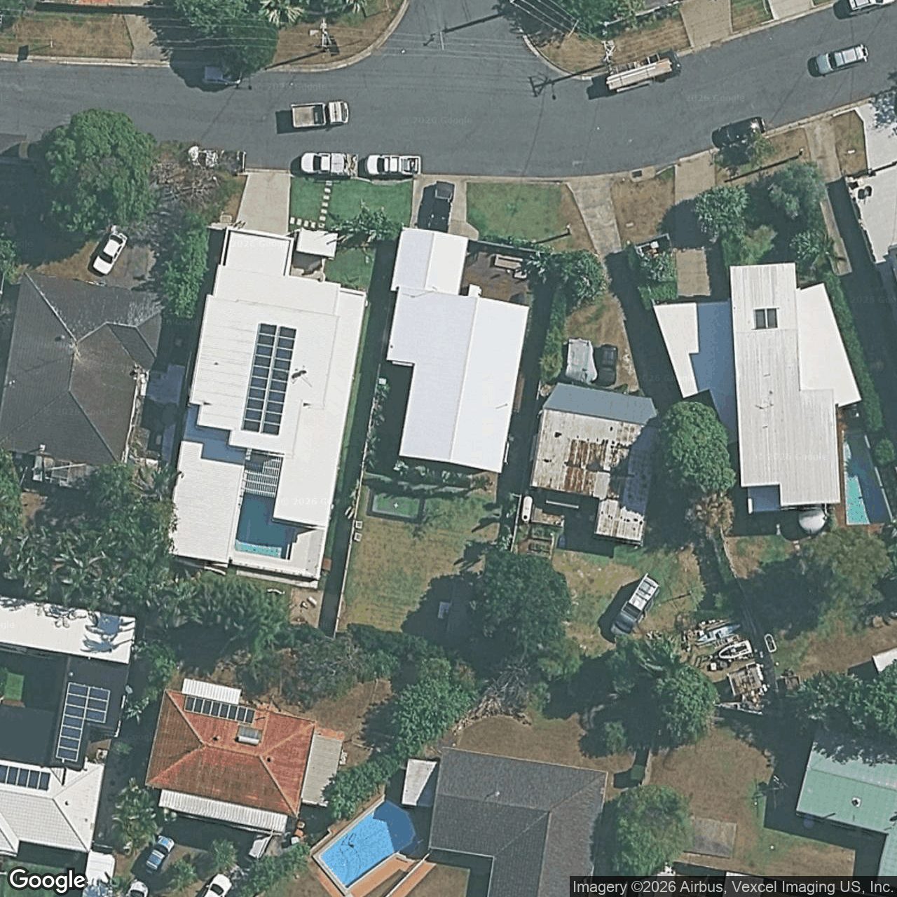 Aerial view of 28 Banksia Broadway, Burleigh Heads QLD 4220