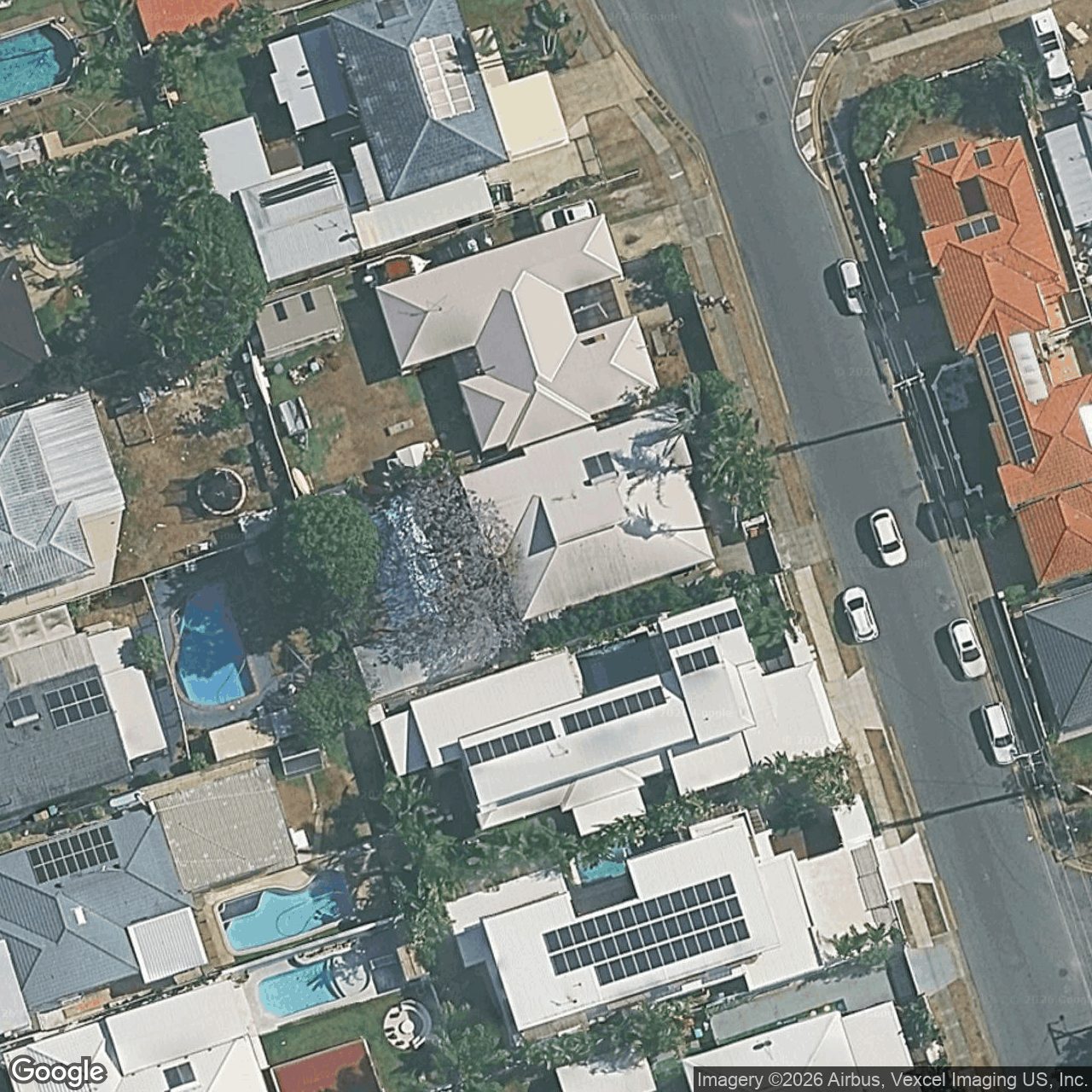 Aerial view of 16 Lemana Lane, Burleigh Heads QLD 4220