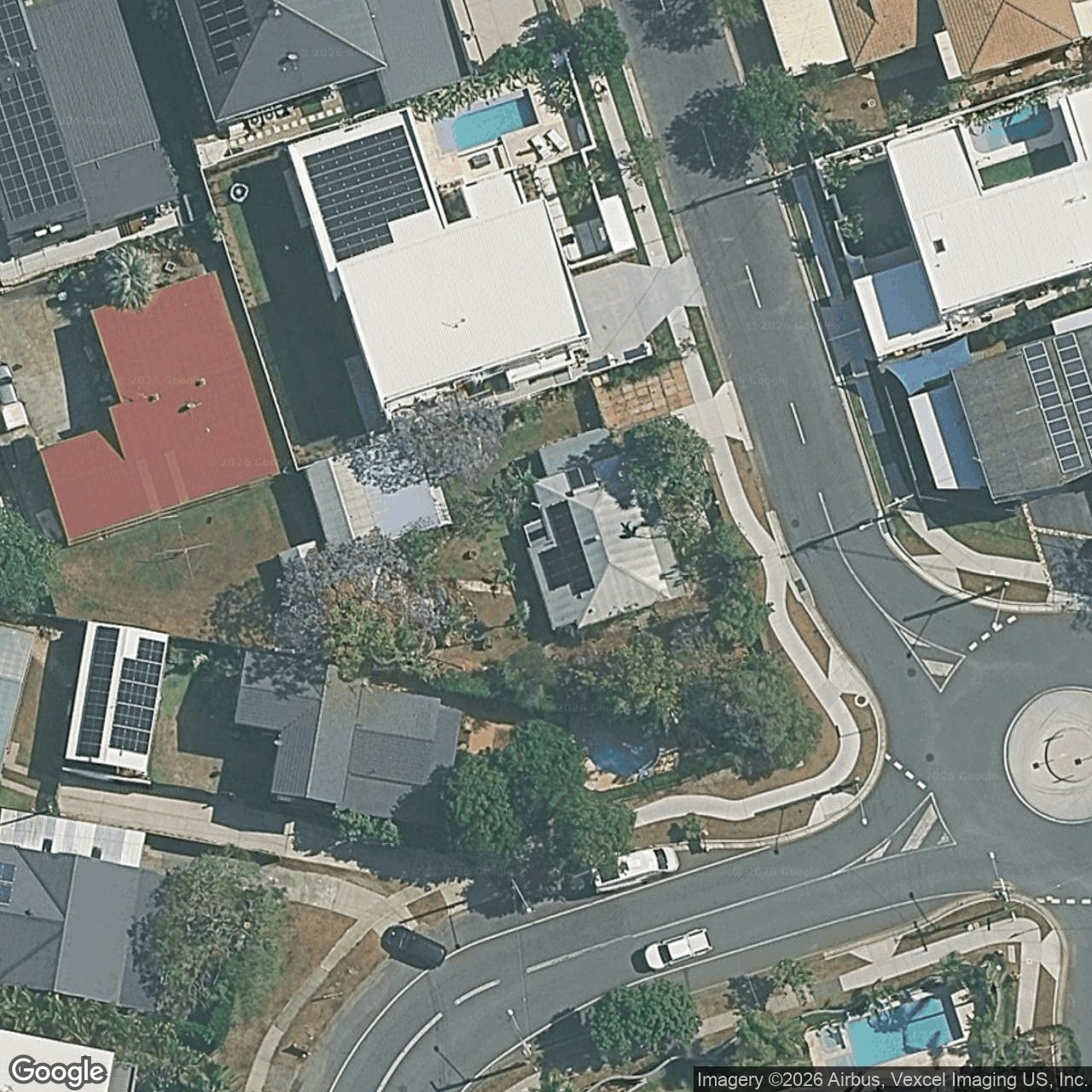 Aerial view of 2 Symonds Road, Burleigh Heads QLD 4220