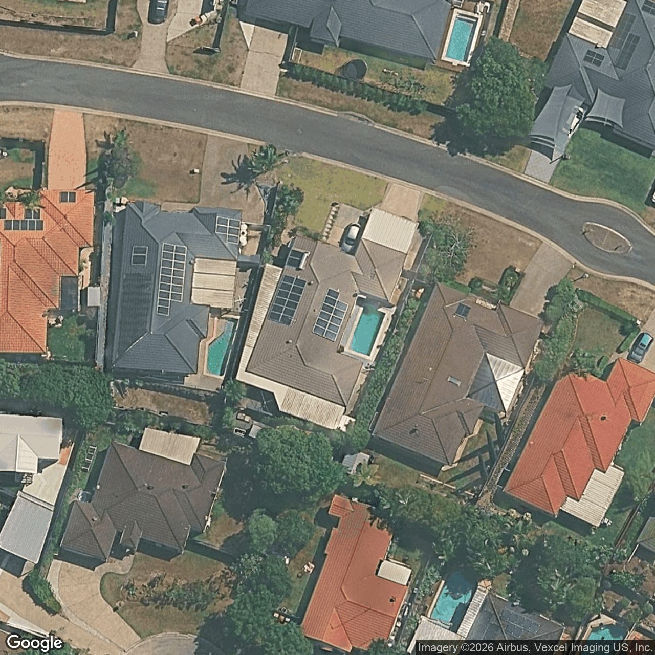 Aerial view of 12 Ardisia Court, Burleigh Heads QLD 4220