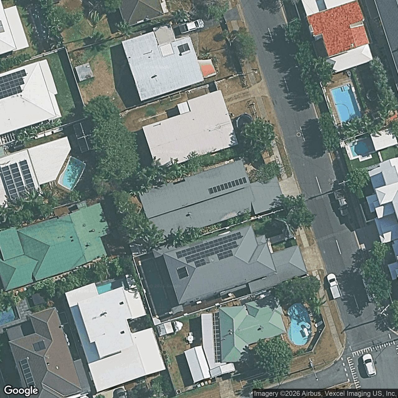 Aerial view of 12 Symonds Road, Burleigh Heads QLD 4220