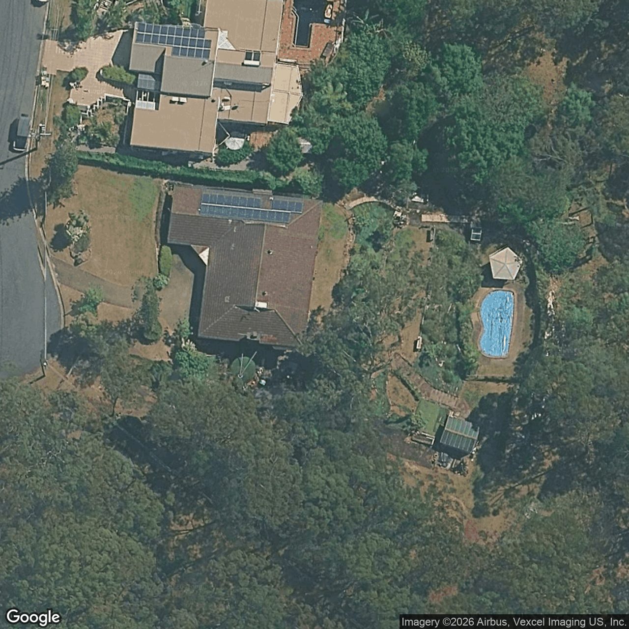 Aerial view of 28 Dulcie Drive, Burleigh Heads QLD 4220