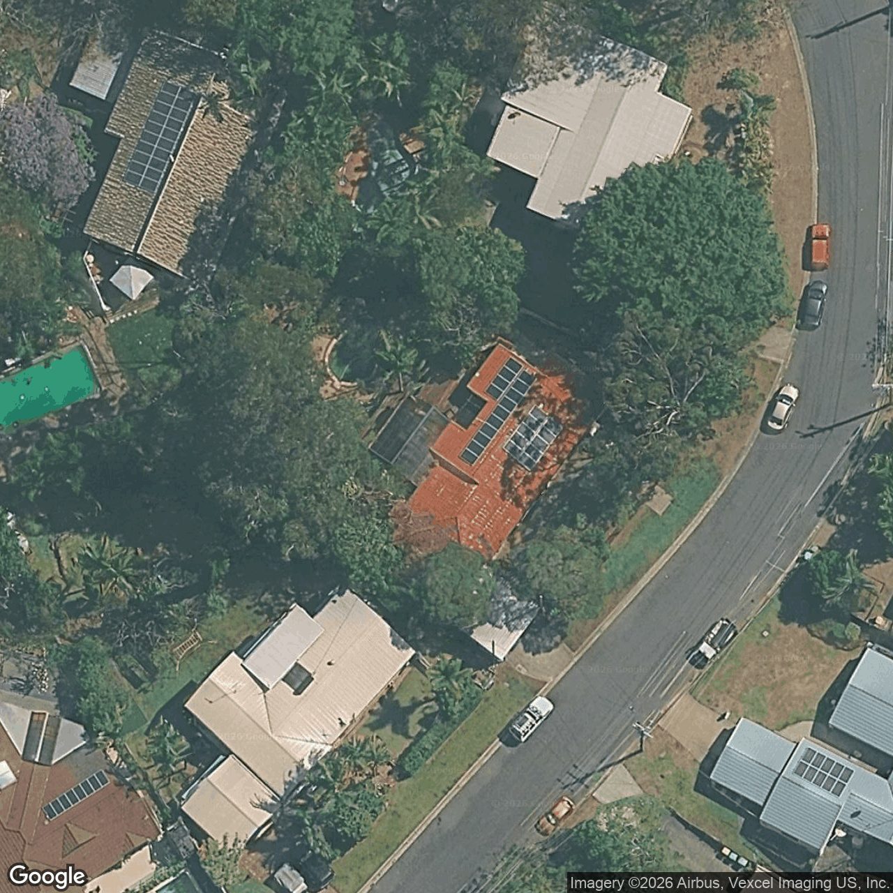 Aerial view of 5 Dulcie Drive, Burleigh Heads QLD 4220