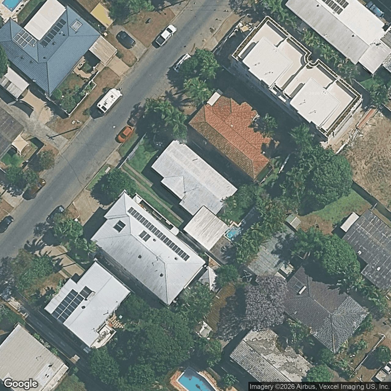 Aerial view of 12 Bullimah Avenue, Burleigh Heads QLD 4220