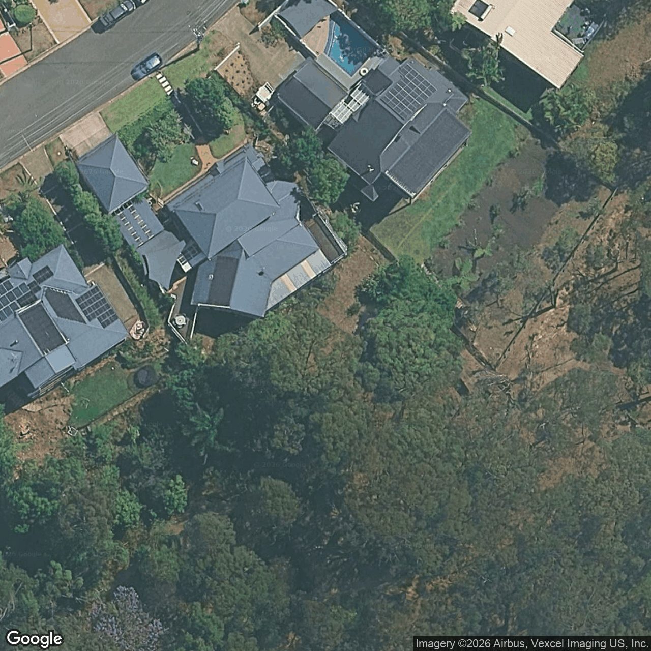 Aerial view of 20 Dulcie Drive, Burleigh Heads QLD 4220