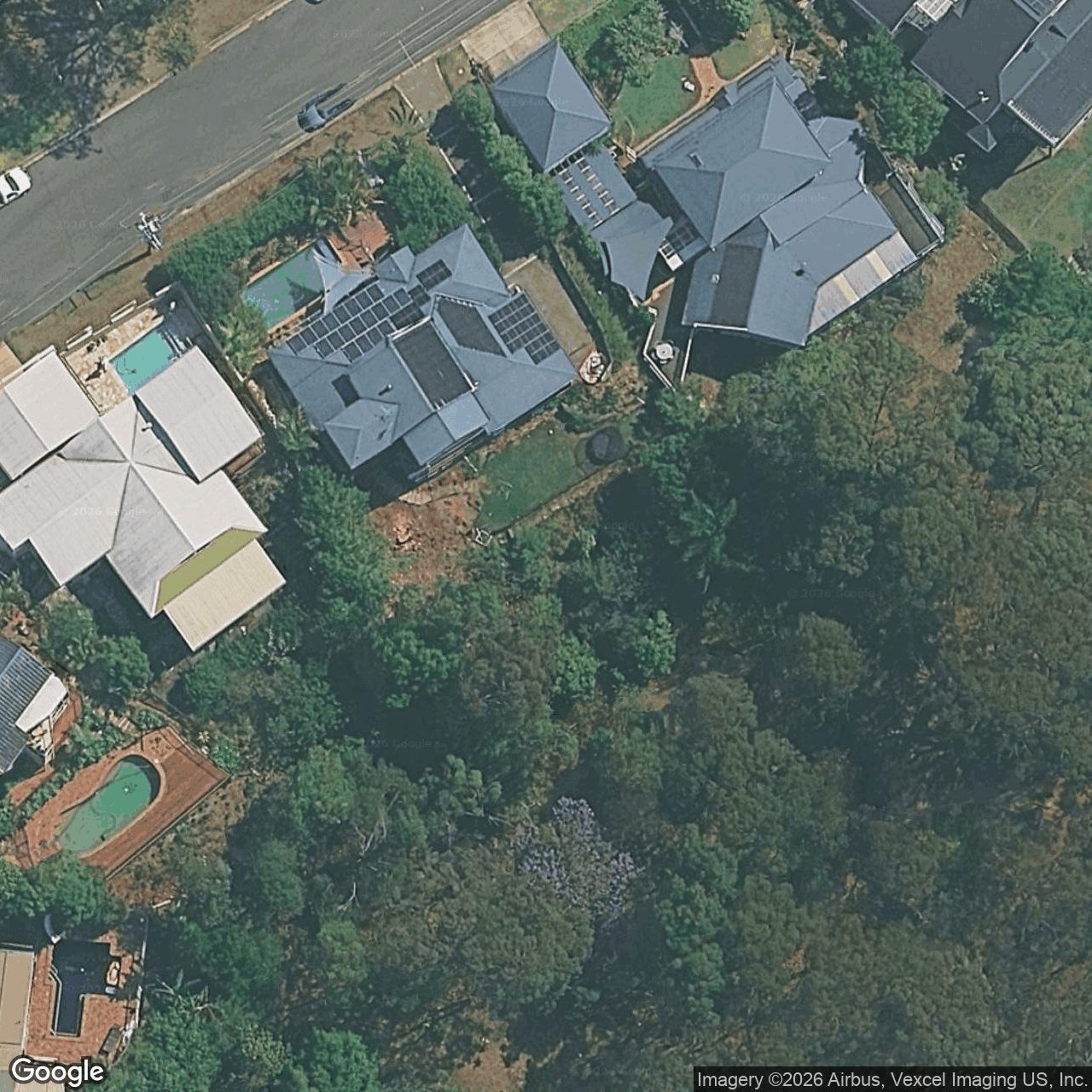 Aerial view of 22 Dulcie Drive, Burleigh Heads QLD 4220