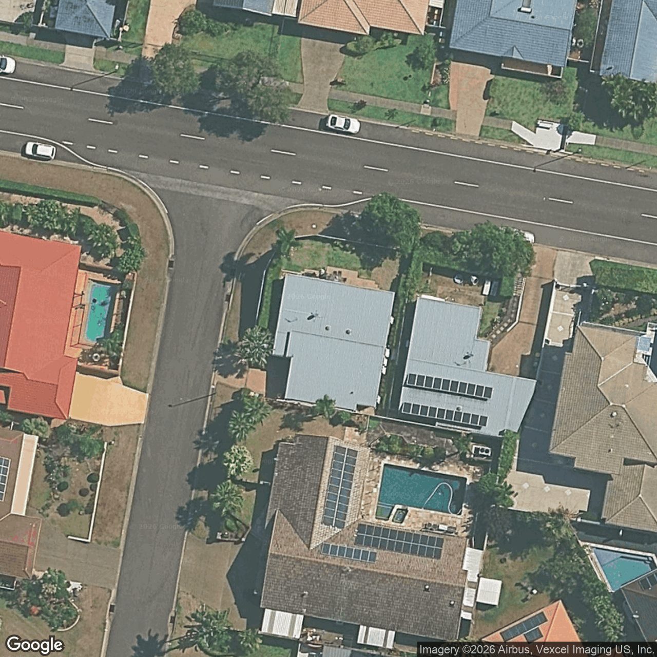 Aerial view of 2 Treetop Court, Burleigh Waters QLD 4220