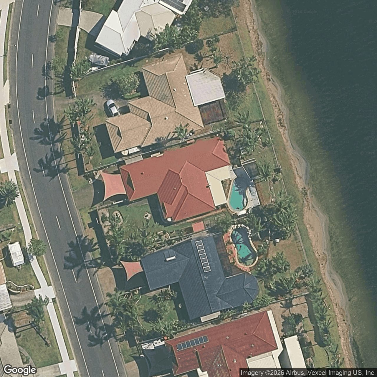 Aerial view of 18 Harrier Drive, Burleigh Waters QLD 4220