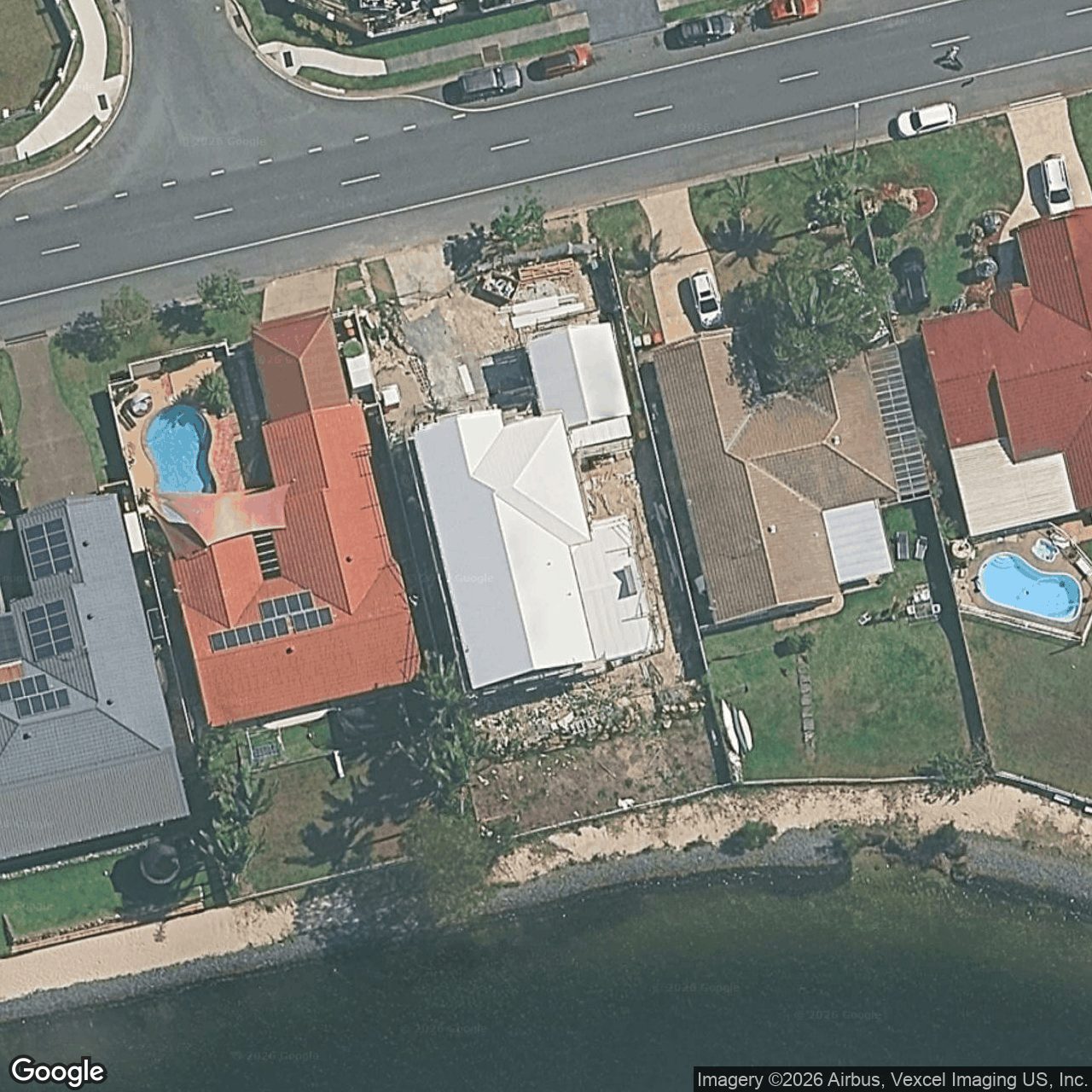 Aerial view of 32 Auk Avenue, Burleigh Waters QLD 4220