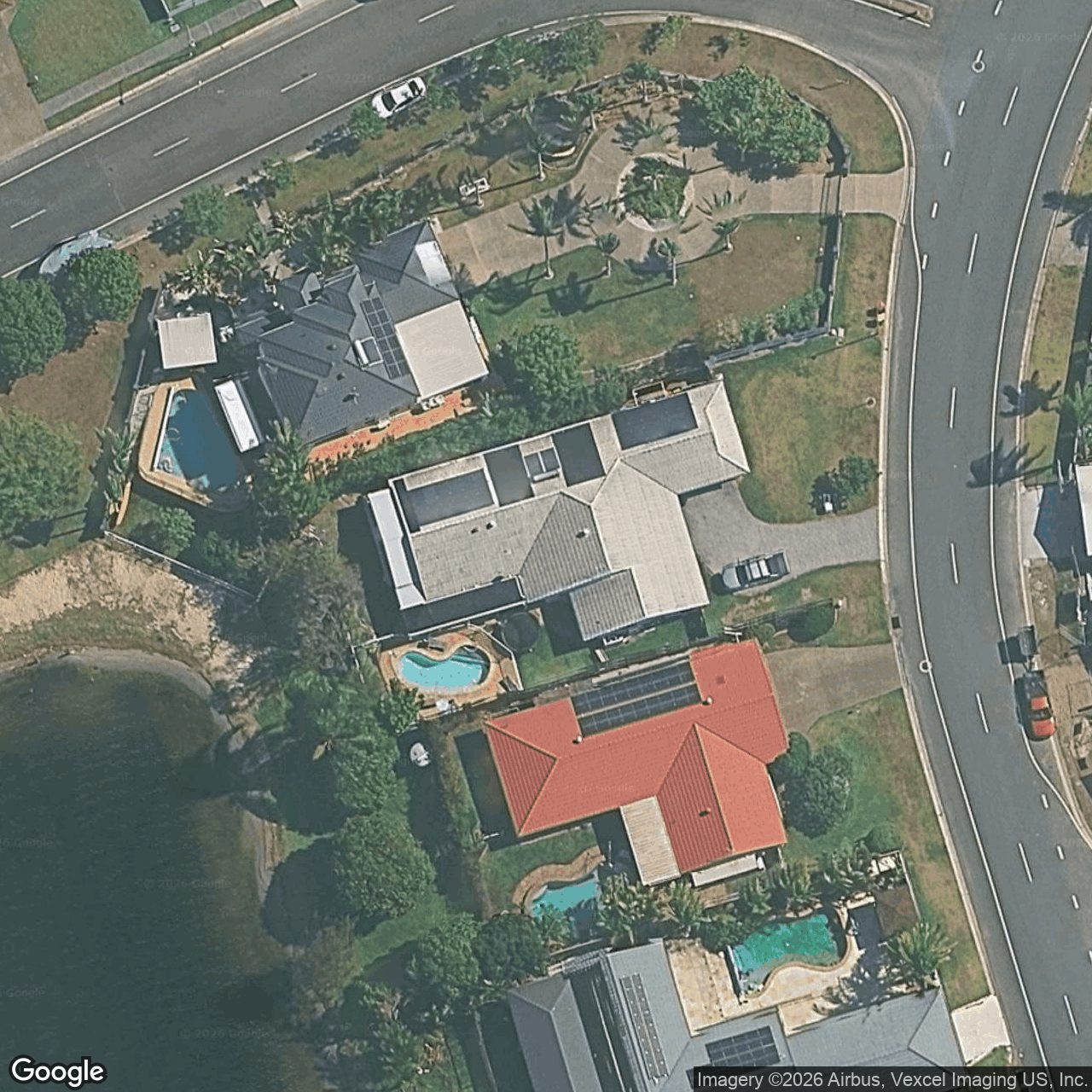 Aerial view of 92 Auk Avenue, Burleigh Waters QLD 4220