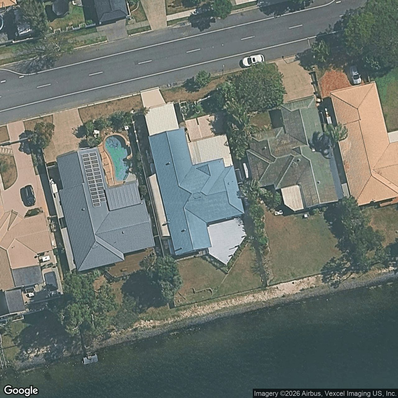 Aerial view of 48 Auk Avenue, Burleigh Waters QLD 4220