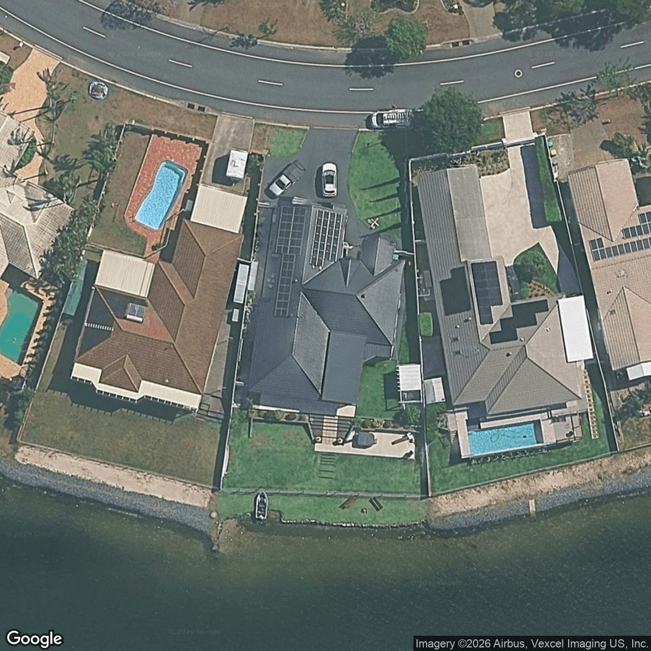 Aerial view of 70 Auk Avenue, Burleigh Waters QLD 4220