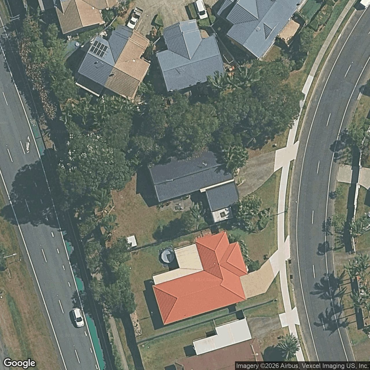 Aerial view of 17 Harrier Drive, Burleigh Waters QLD 4220