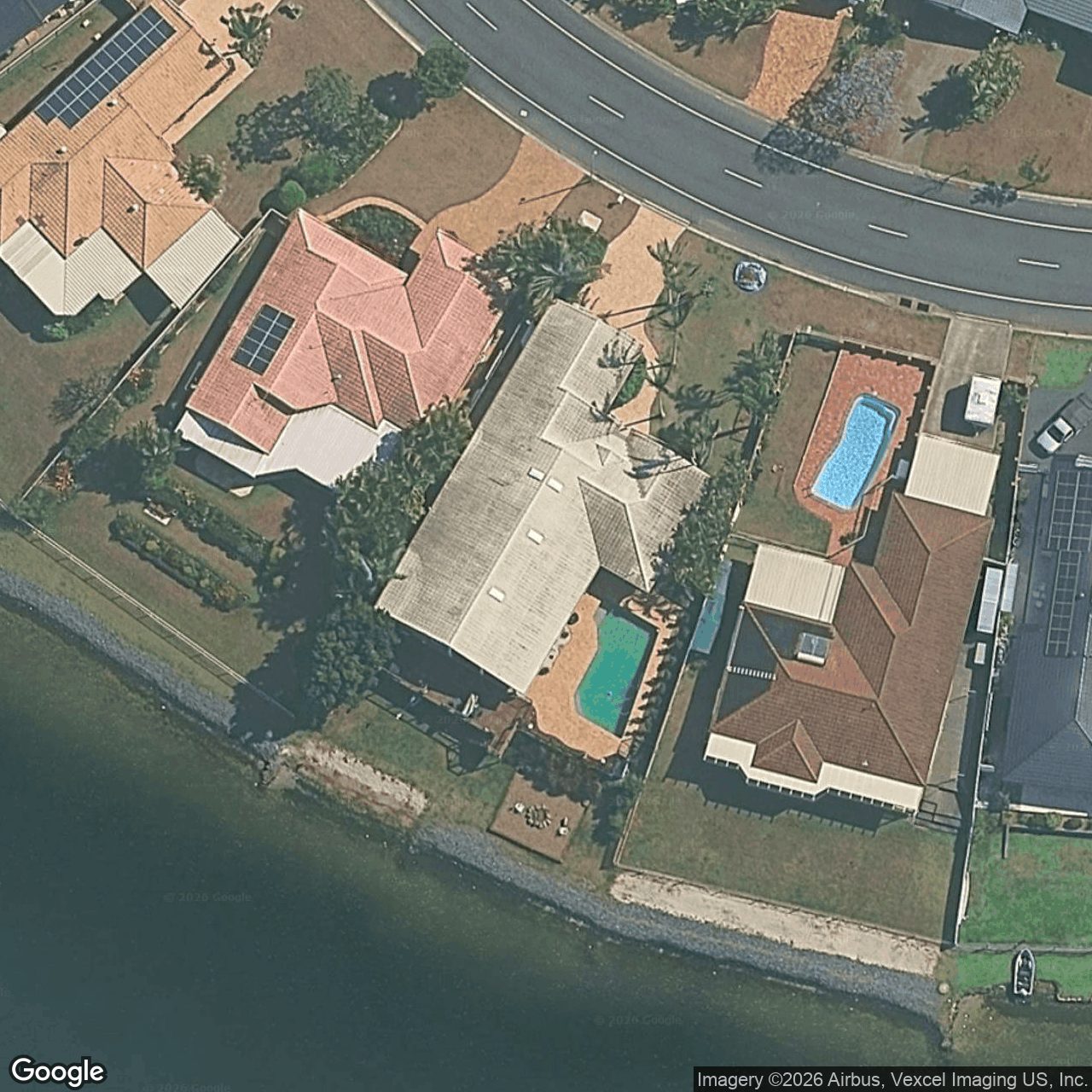 Aerial view of 74 Auk Avenue, Burleigh Waters QLD 4220