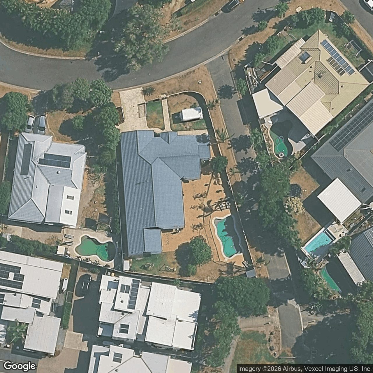Aerial view of 35 Beaconsfield Drive, Burleigh Waters QLD 4220
