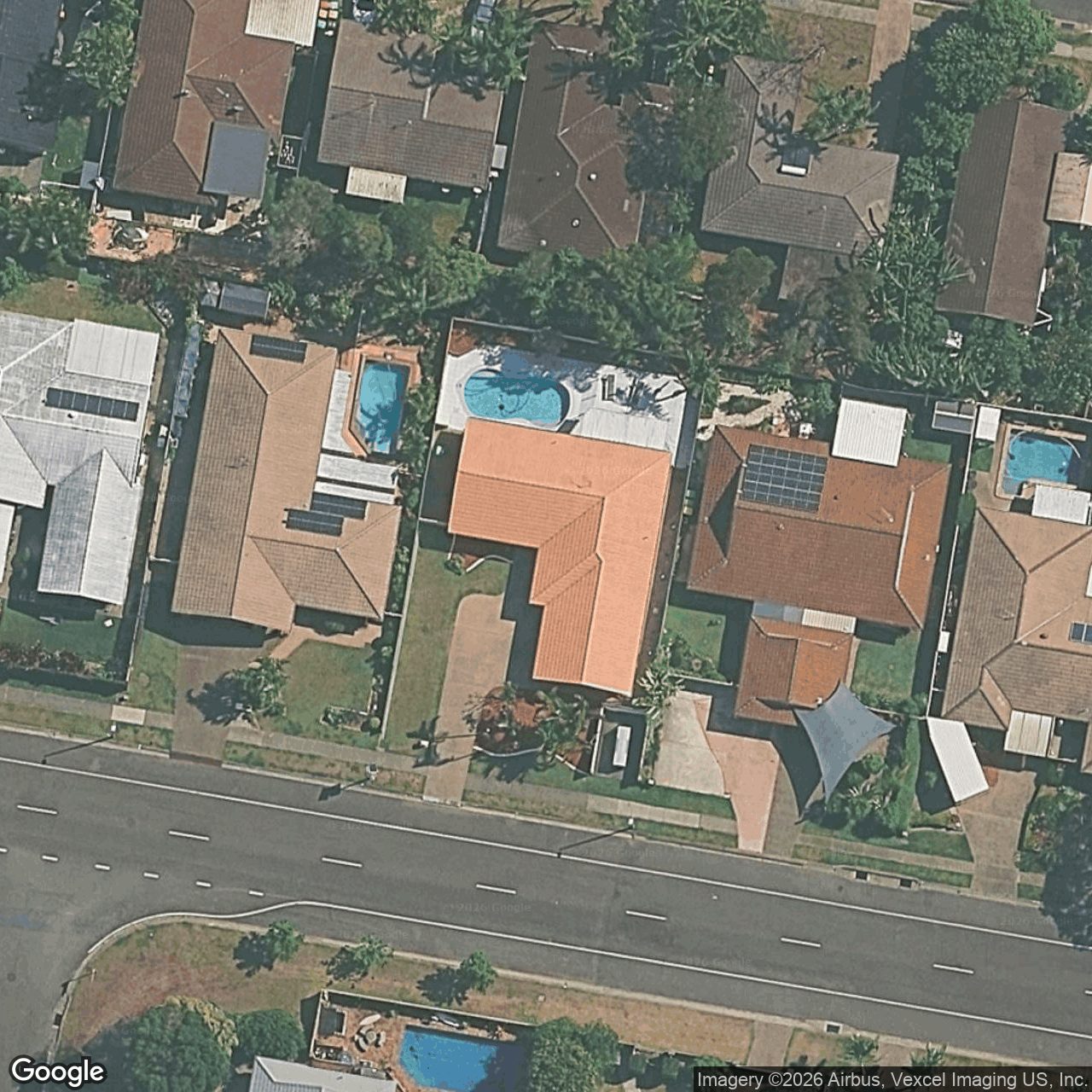 Aerial view of 109 Treeview Drive, Burleigh Waters QLD 4220