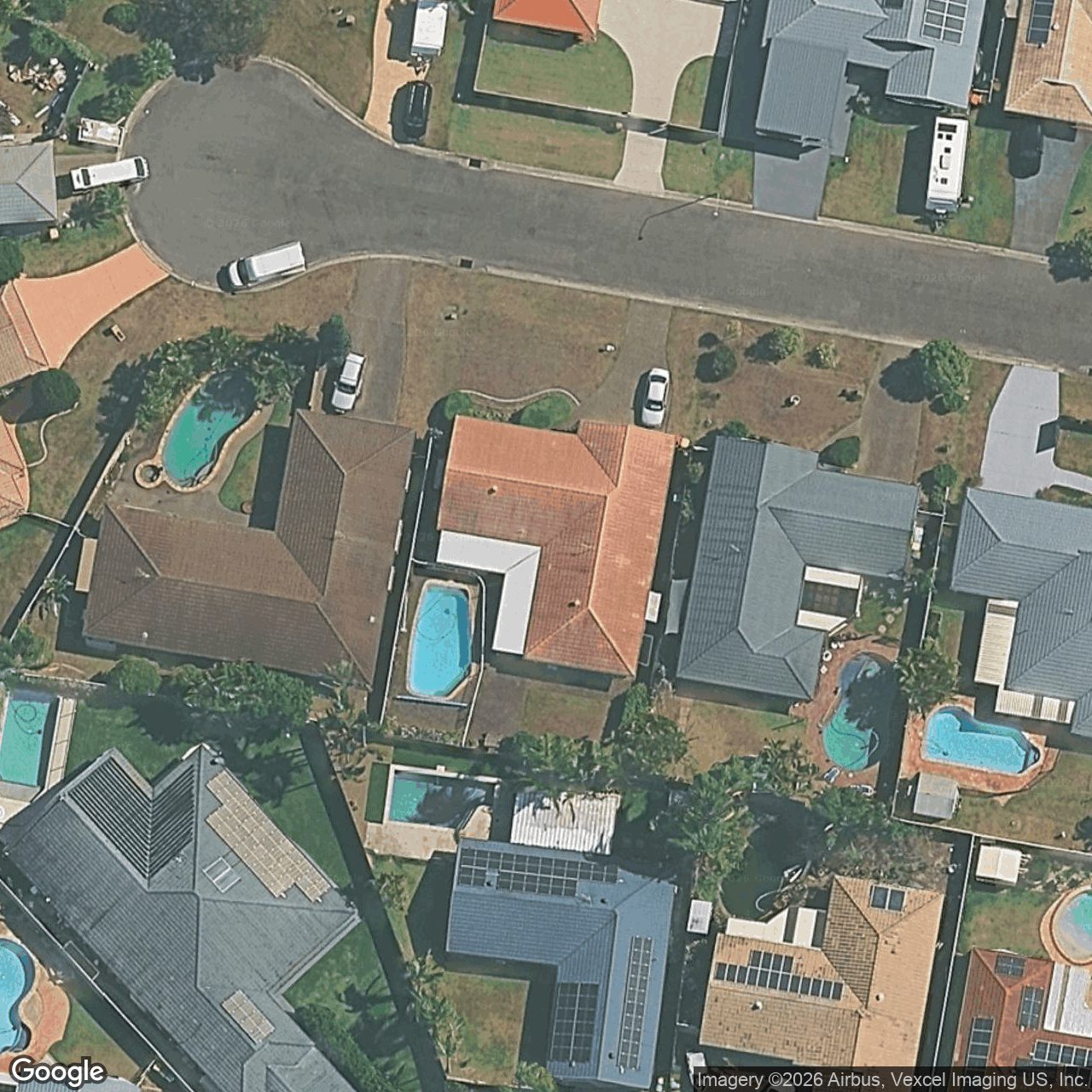 Aerial view of 18 Silkyoak Court, Burleigh Waters QLD 4220