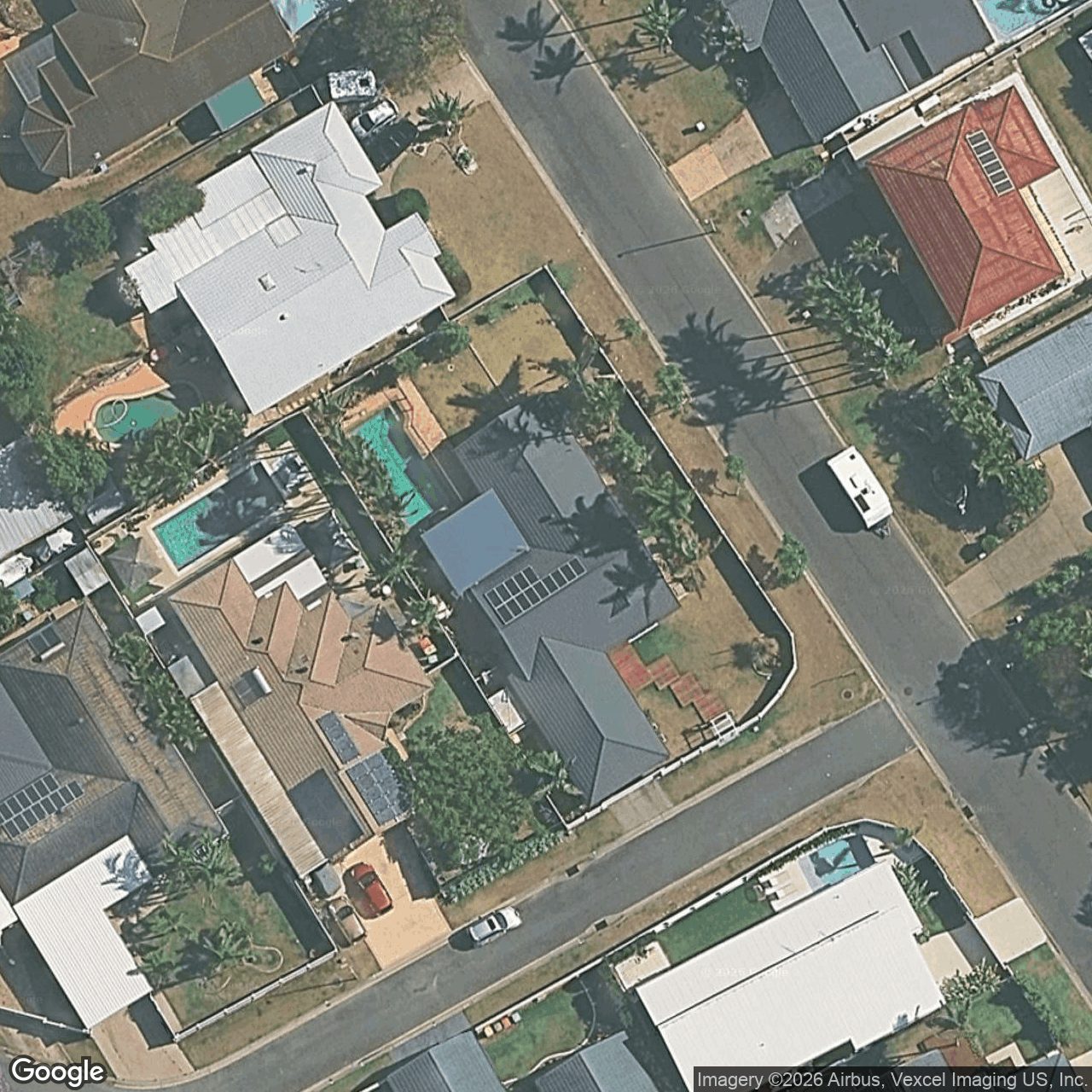 Aerial view of 15 Beaconsfield Drive, Burleigh Waters QLD 4220