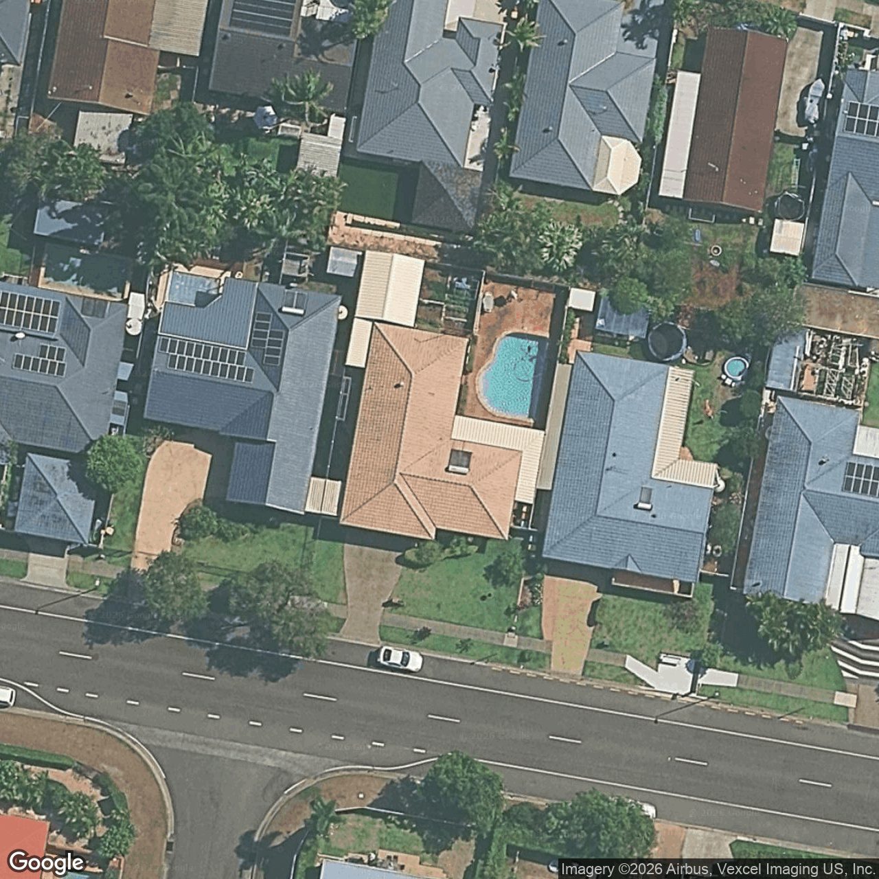 Aerial view of 125 Treeview Drive, Burleigh Waters QLD 4220