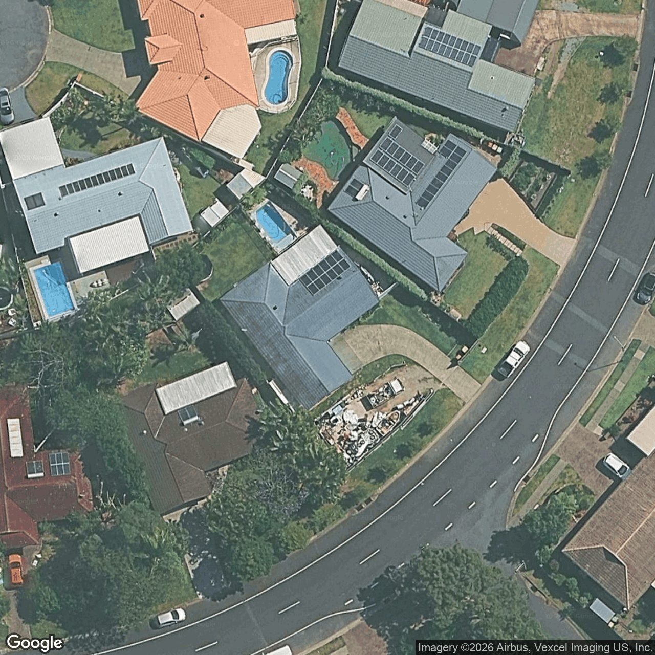 Aerial view of 46 Treeview Drive, Burleigh Waters QLD 4220