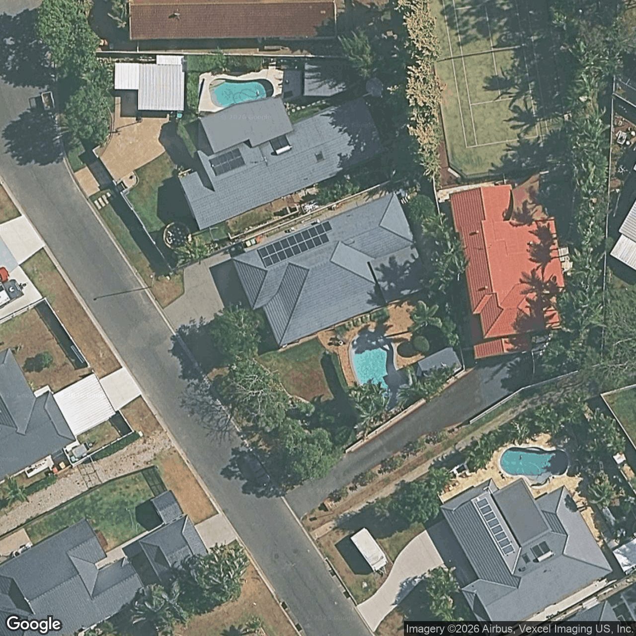 Aerial view of 10 Beaconsfield Drive, Burleigh Waters QLD 4220
