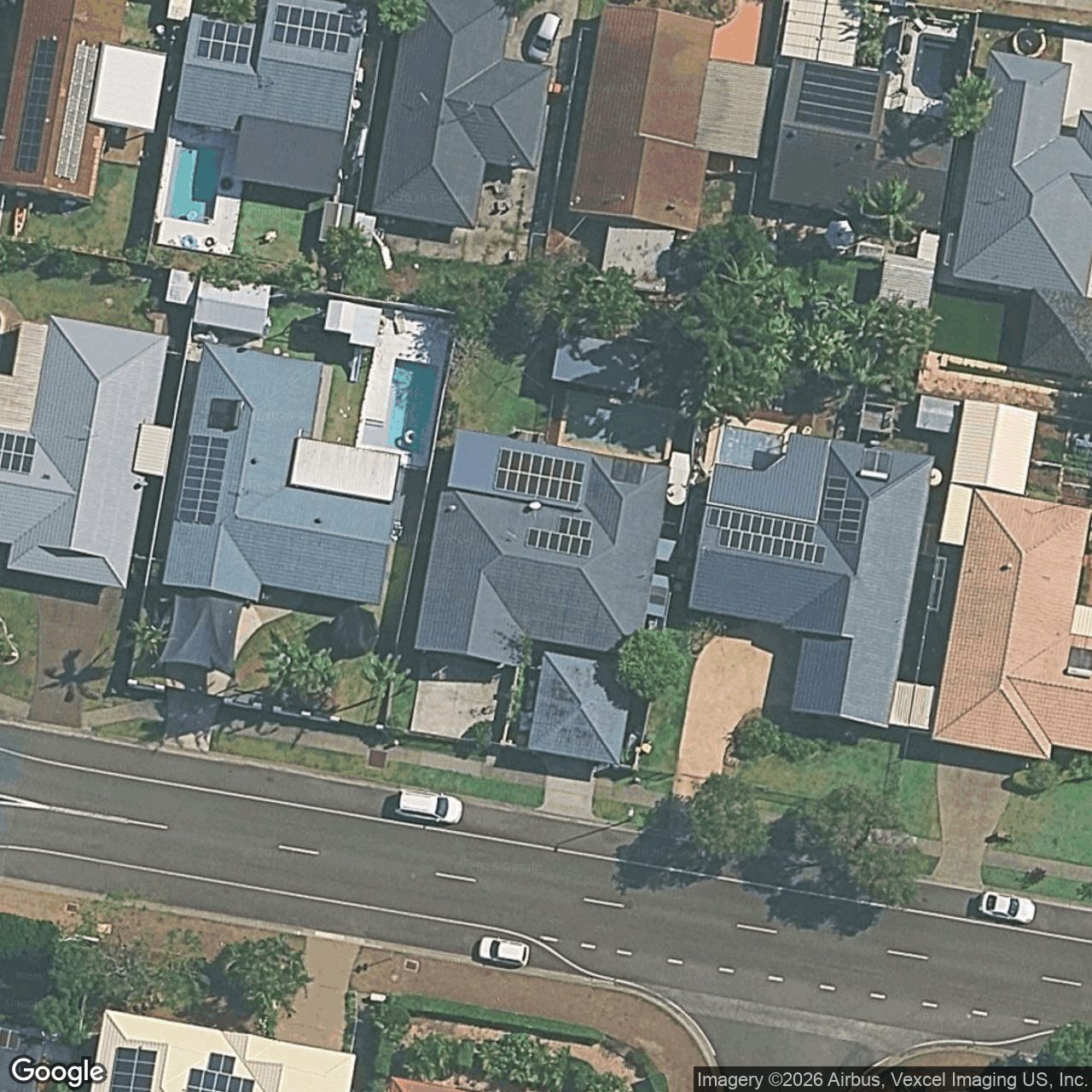 Aerial view of 129 Treeview Drive, Burleigh Waters QLD 4220
