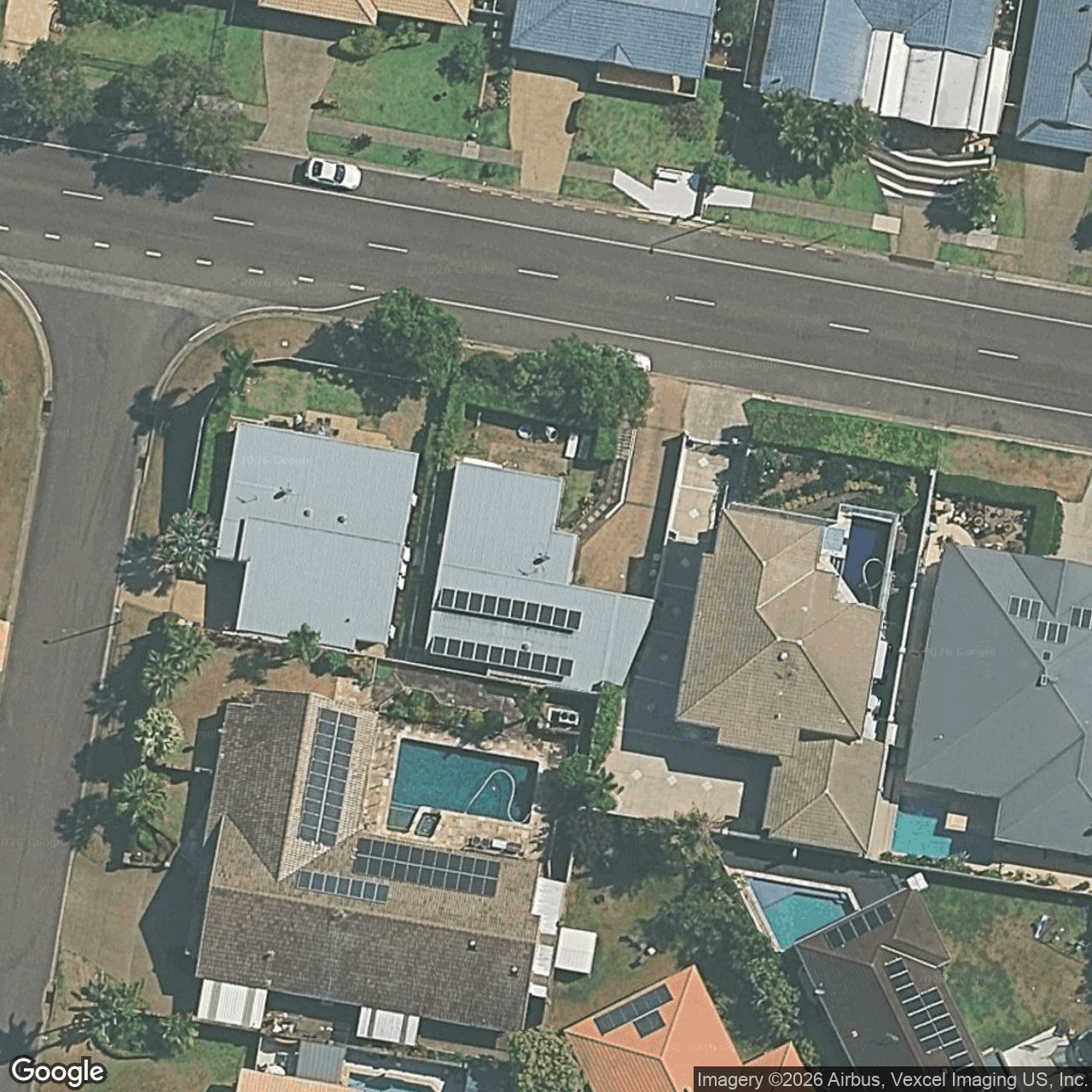 Aerial view of 102 Treeview Drive, Burleigh Waters QLD 4220