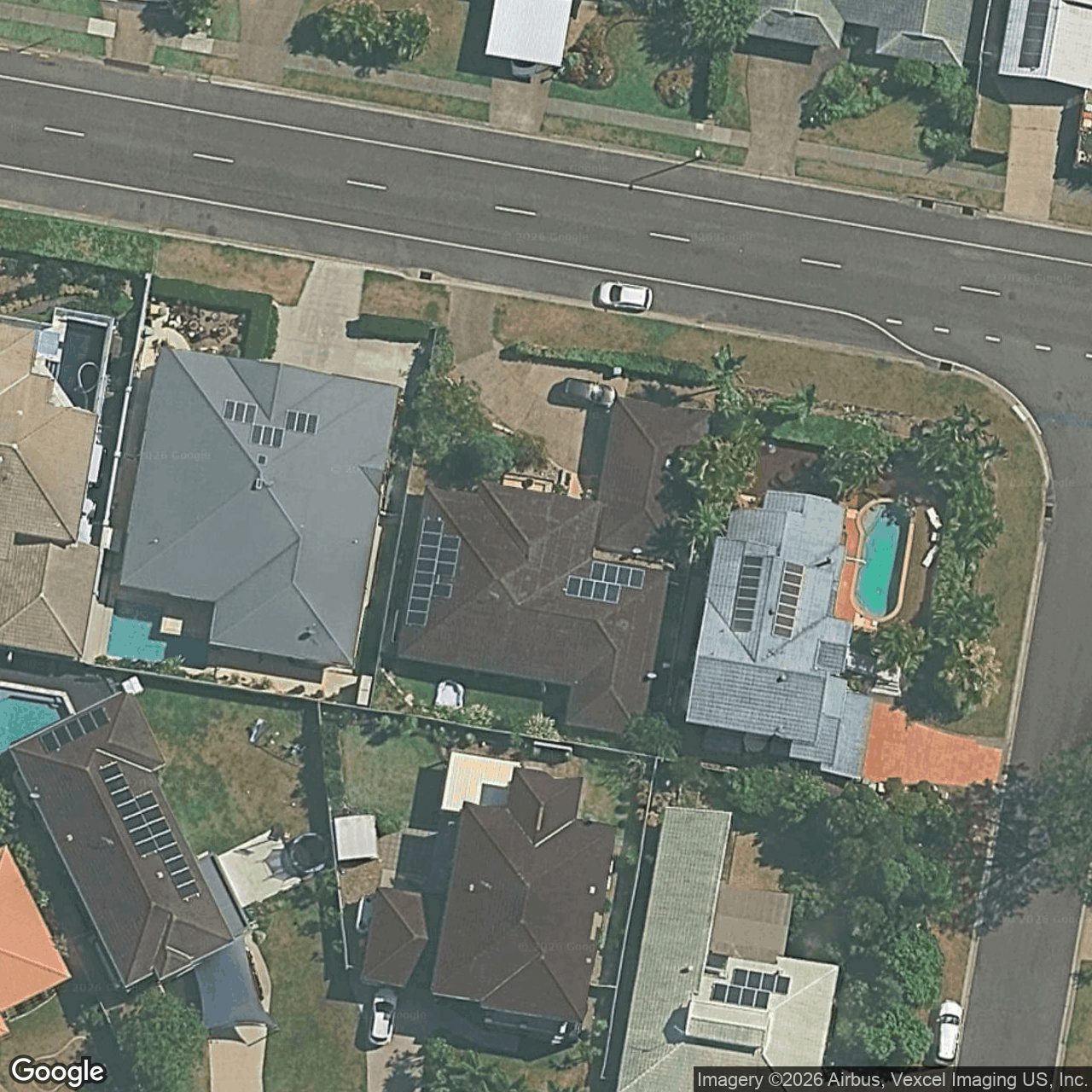 Aerial view of 96 Treeview Drive, Burleigh Waters QLD 4220