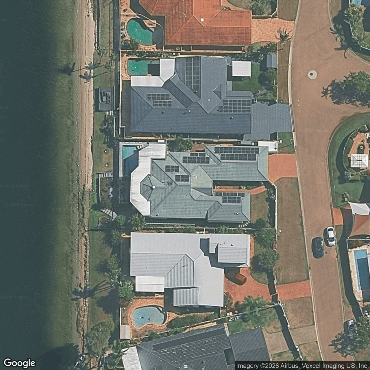 Aerial view of 37 Pintail Crescent, Burleigh Waters QLD 4220