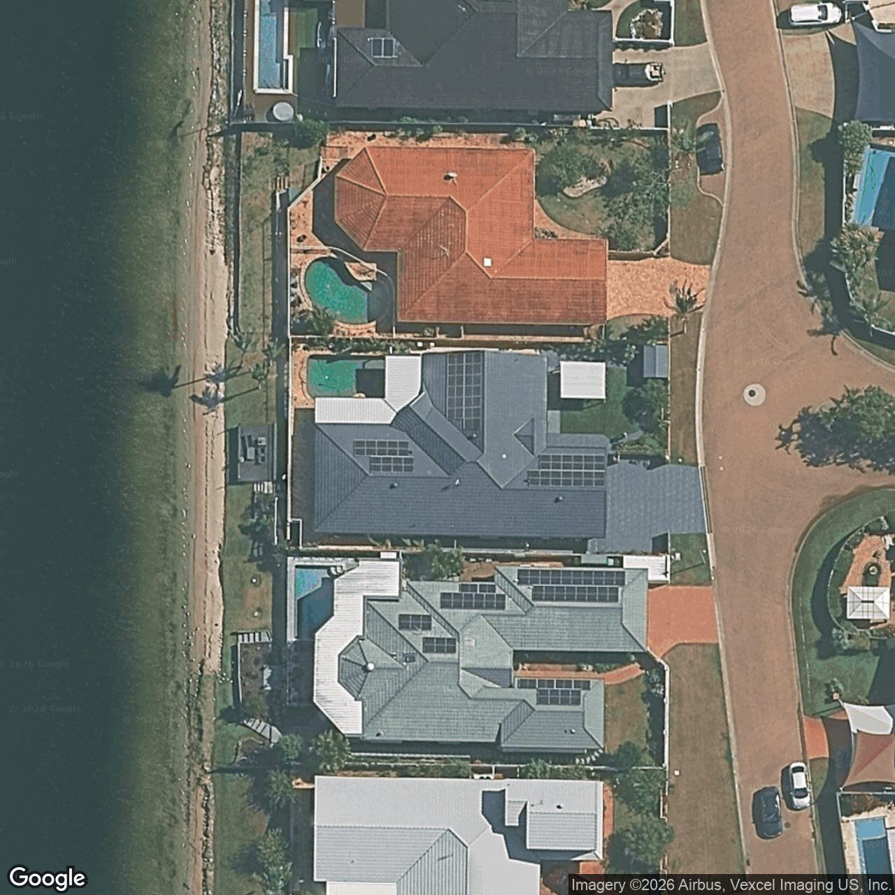Aerial view of 35 Pintail Crescent, Burleigh Waters QLD 4220