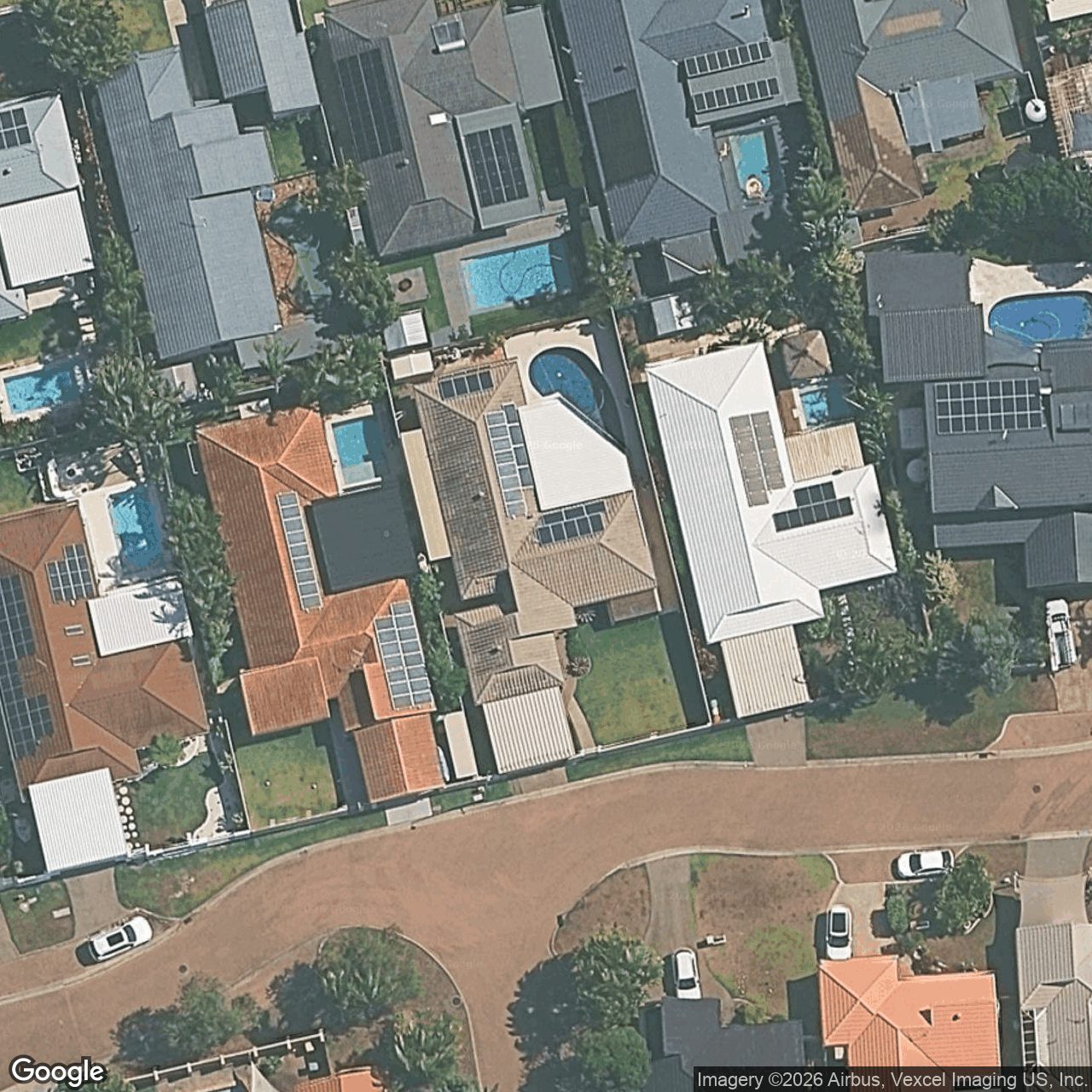 Aerial view of 7 Pintail Crescent, Burleigh Waters QLD 4220