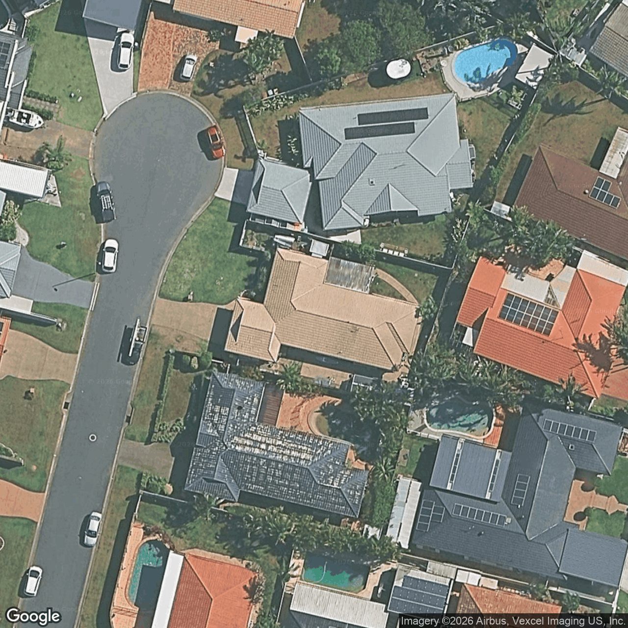 Aerial view of 5 Lapwing Place, Burleigh Waters QLD 4220