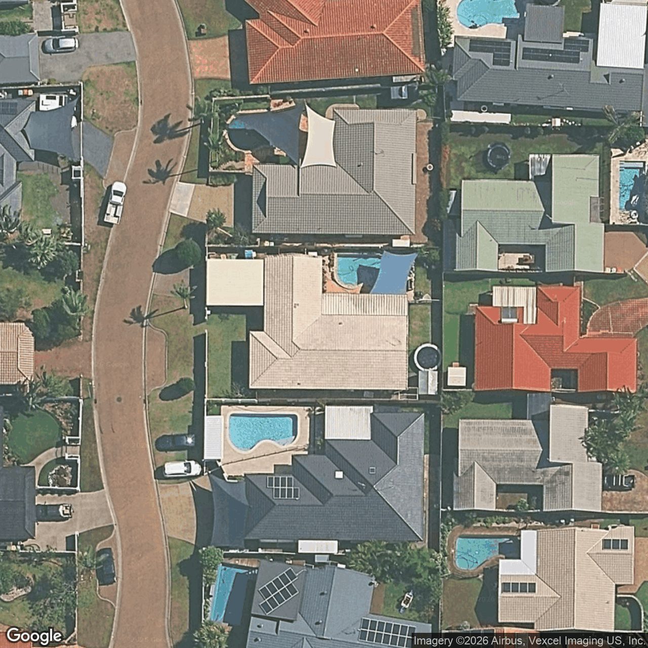 Aerial view of 20 Pintail Crescent, Burleigh Waters QLD 4220