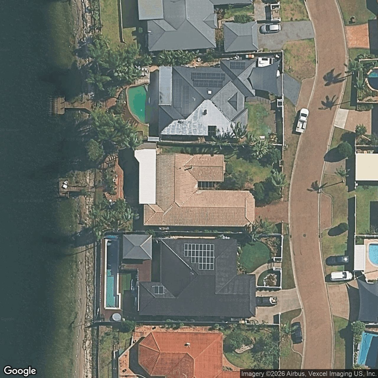 Aerial view of 29 Pintail Crescent, Burleigh Waters QLD 4220