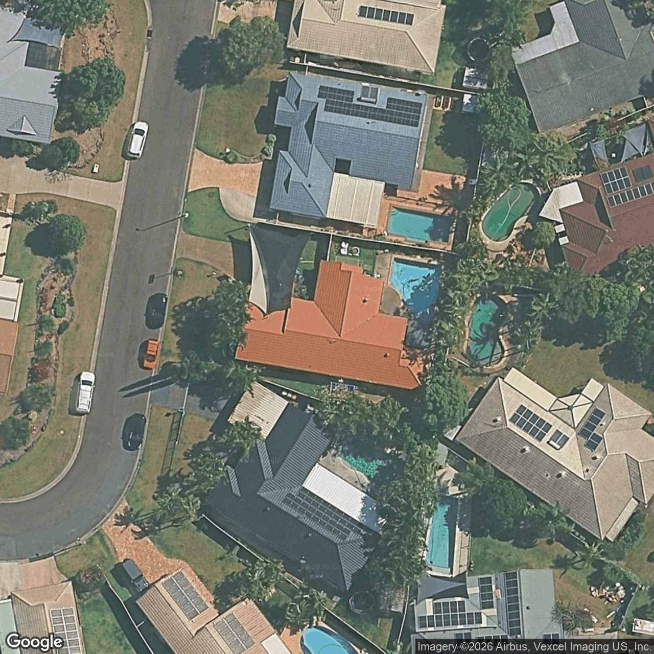 Aerial view of 12 Ridgewood Court, Burleigh Waters QLD 4220