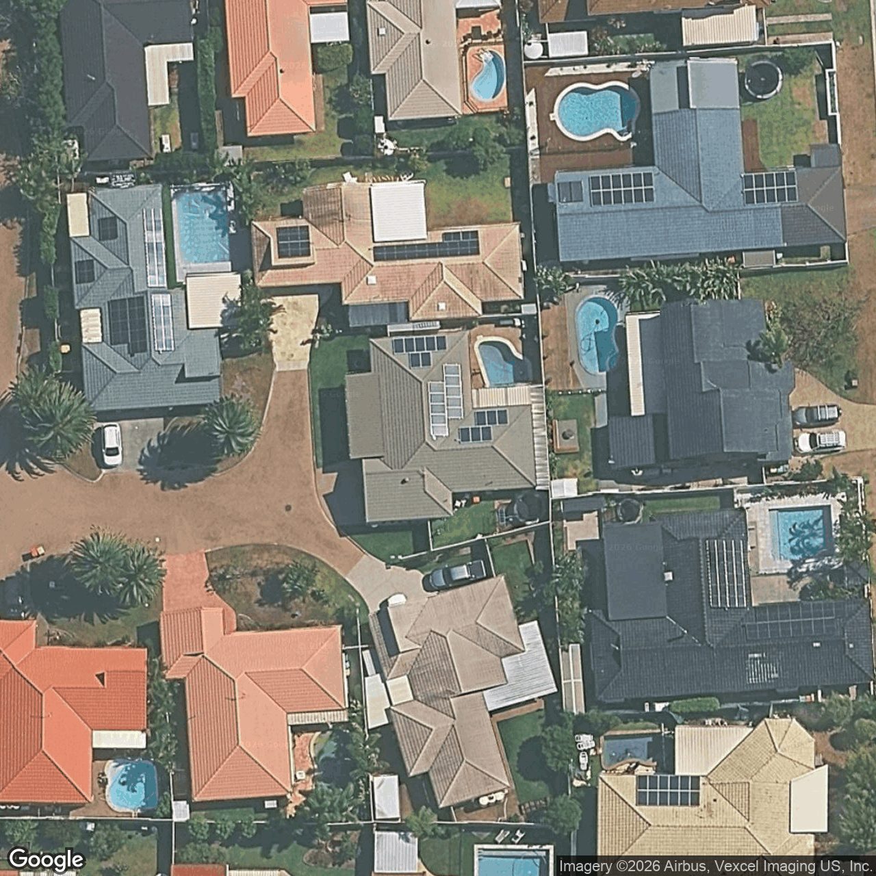 Aerial view of 8 Prinia Place, Burleigh Waters QLD 4220