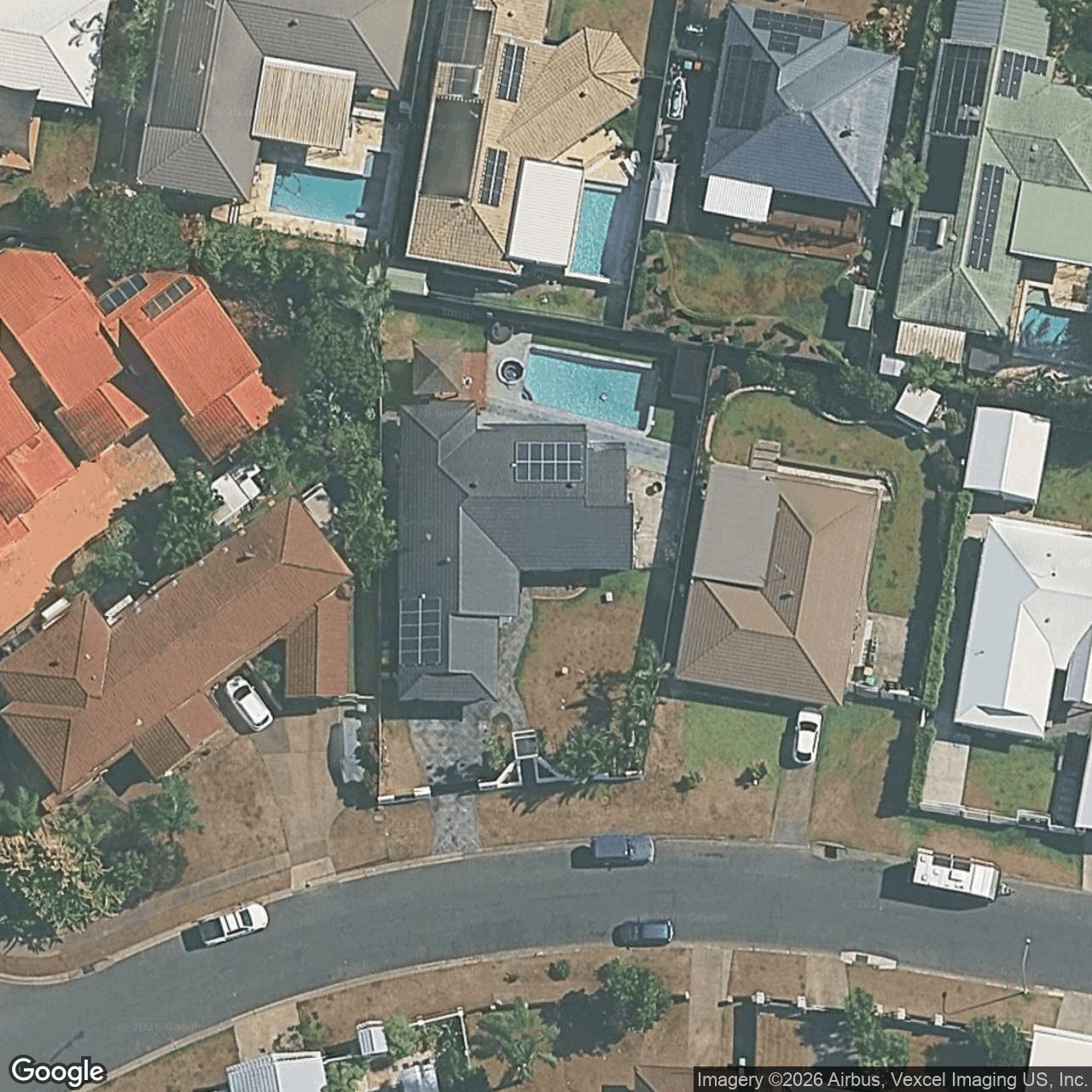 Aerial view of 13 Pipit Parade, Burleigh Waters QLD 4220