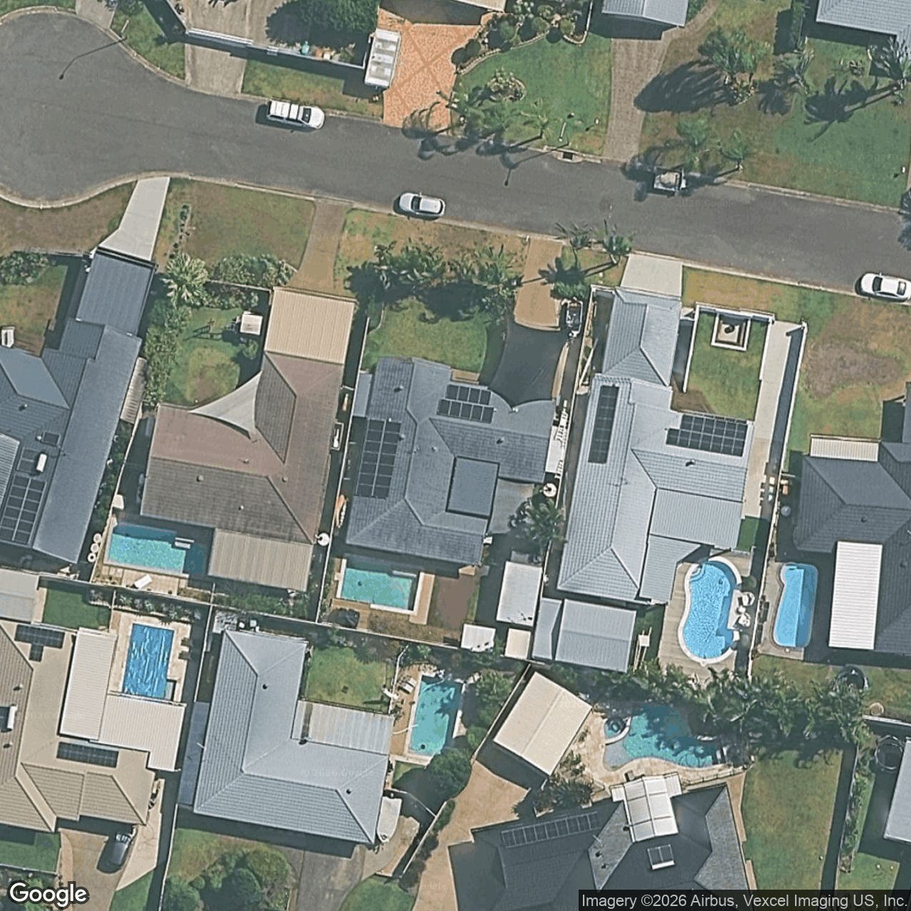 Aerial view of 8 Maple Court, Burleigh Waters QLD 4220